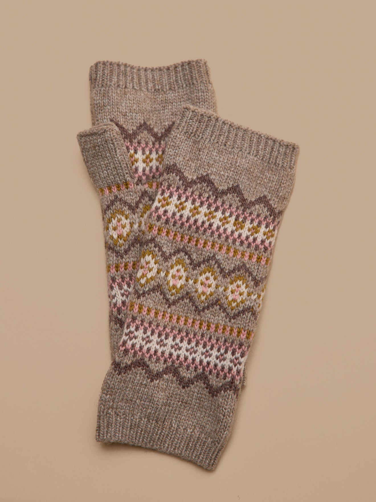 Mitaines jacquard femme
