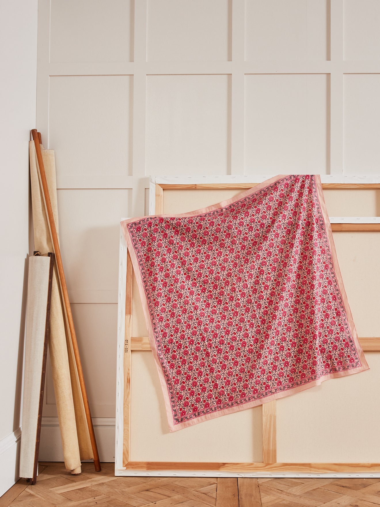 Foulard étole imprimé fleuri femme