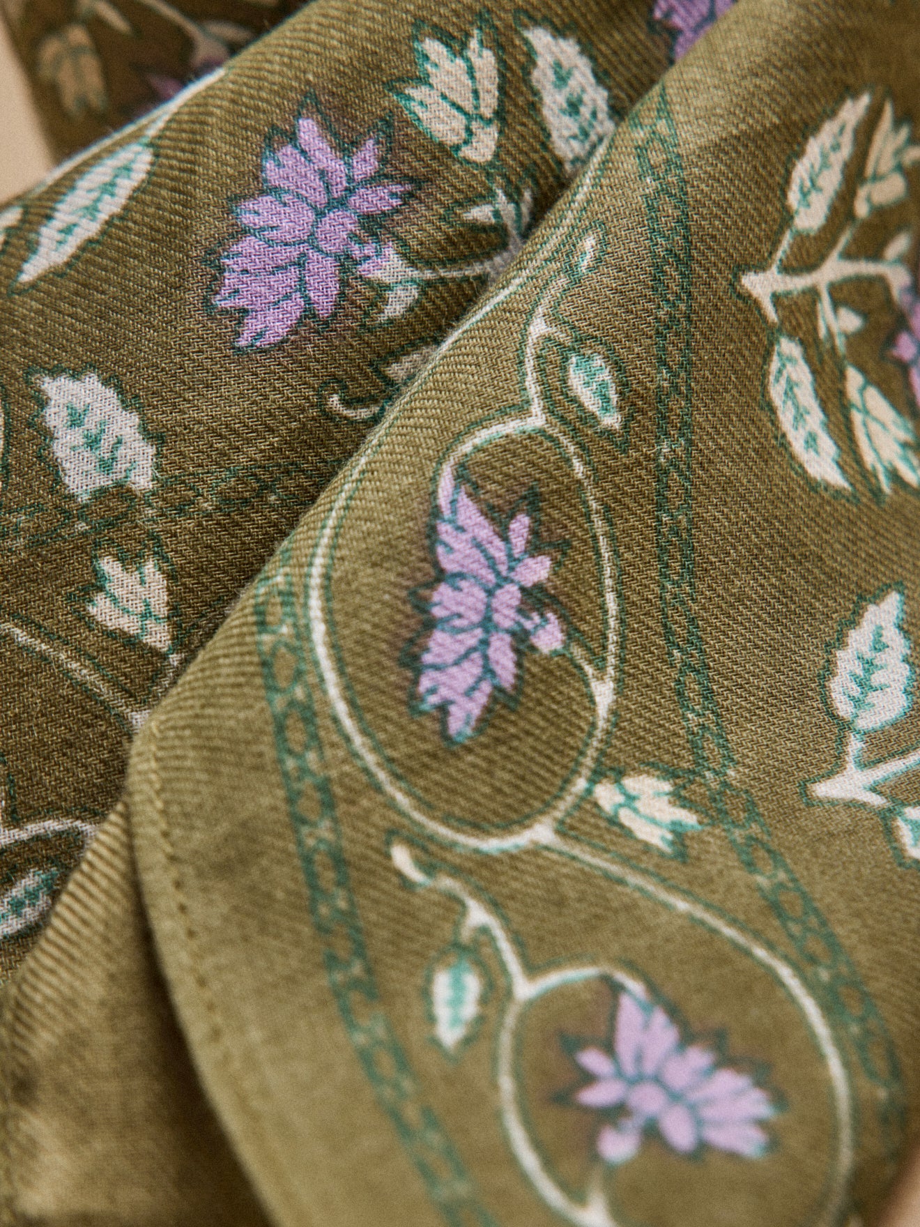 Foulard femme imprimé indien