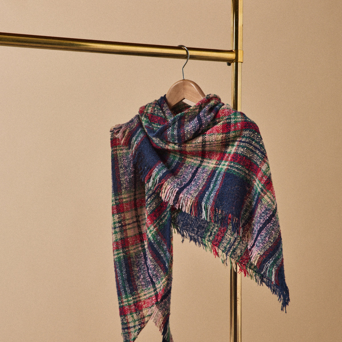 Écharpe Triangle Grande Femme - Imprimé Fleuri Multicolore - Occasion Légère - Accessoire Printemps été