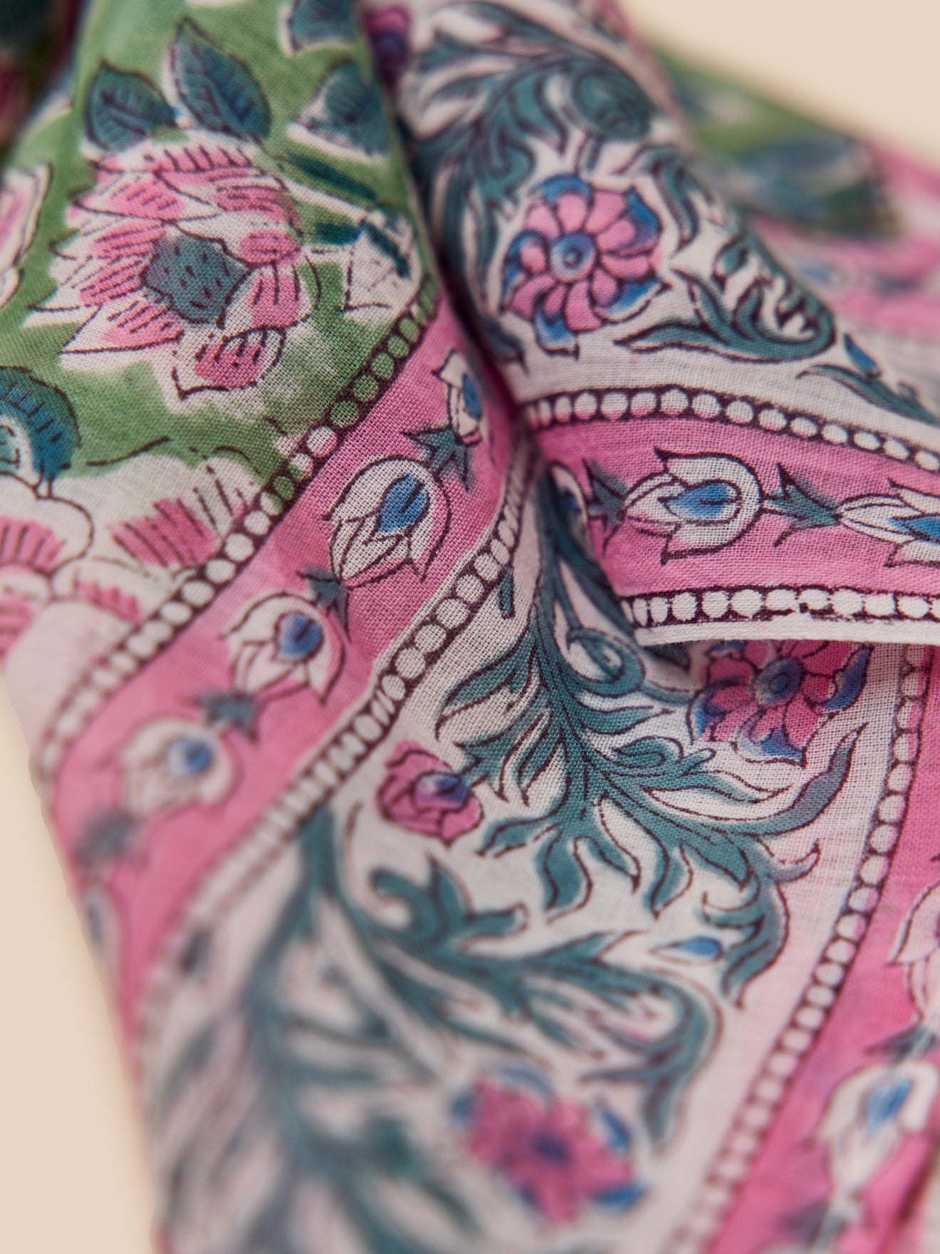 Foulard imprimé indien femme