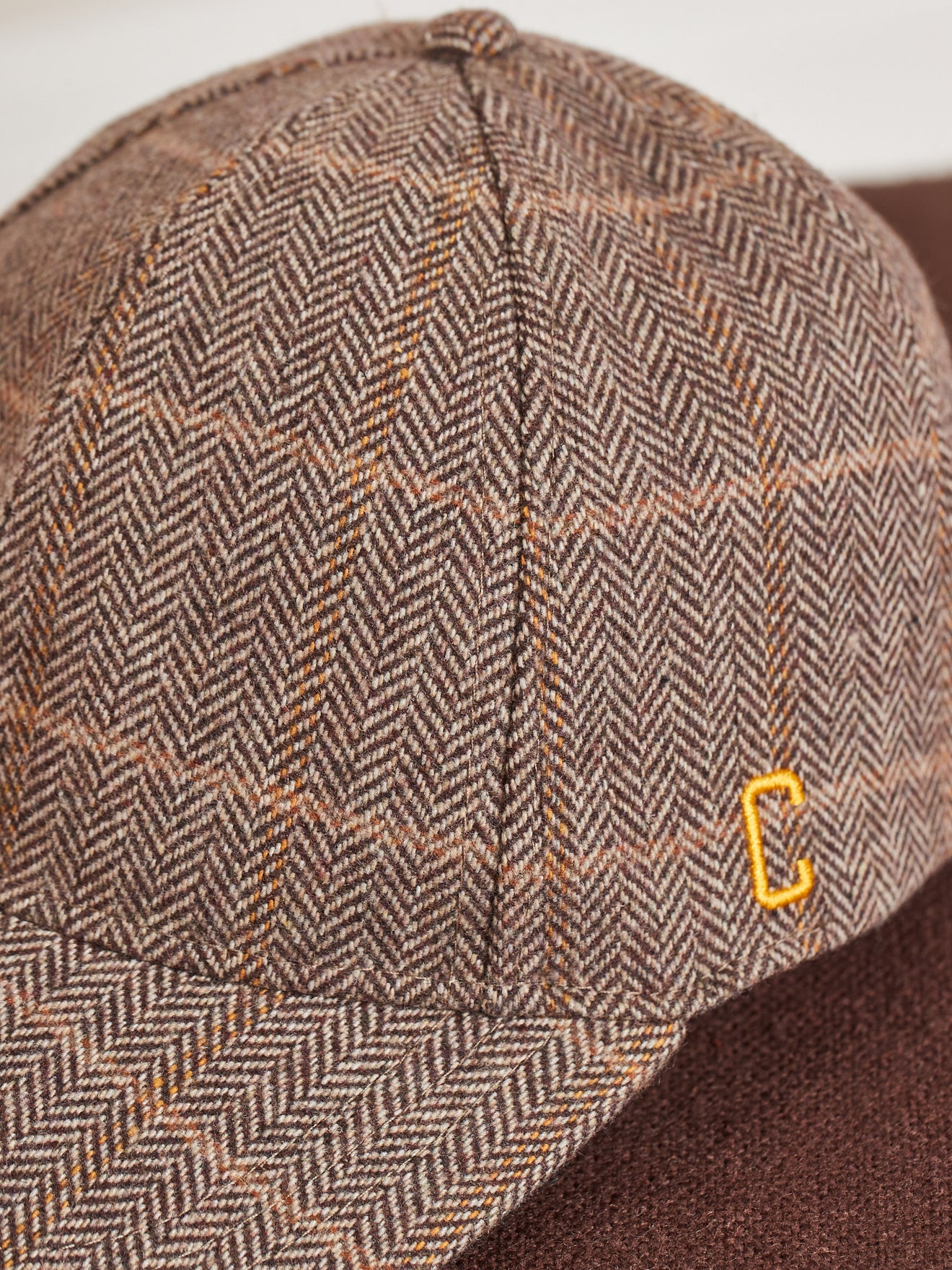 Casquette adulte en tweed