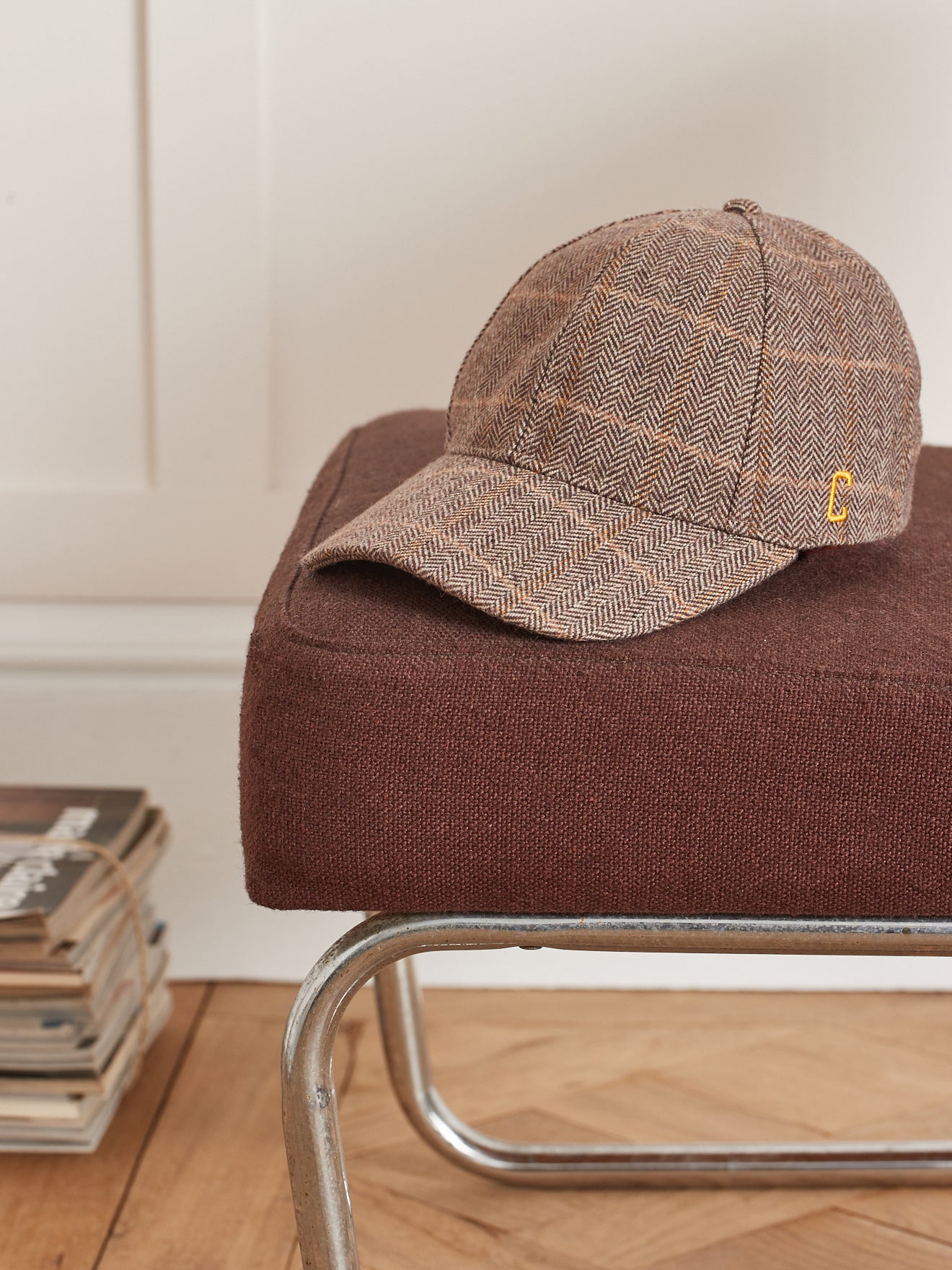 Casquette adulte en tweed