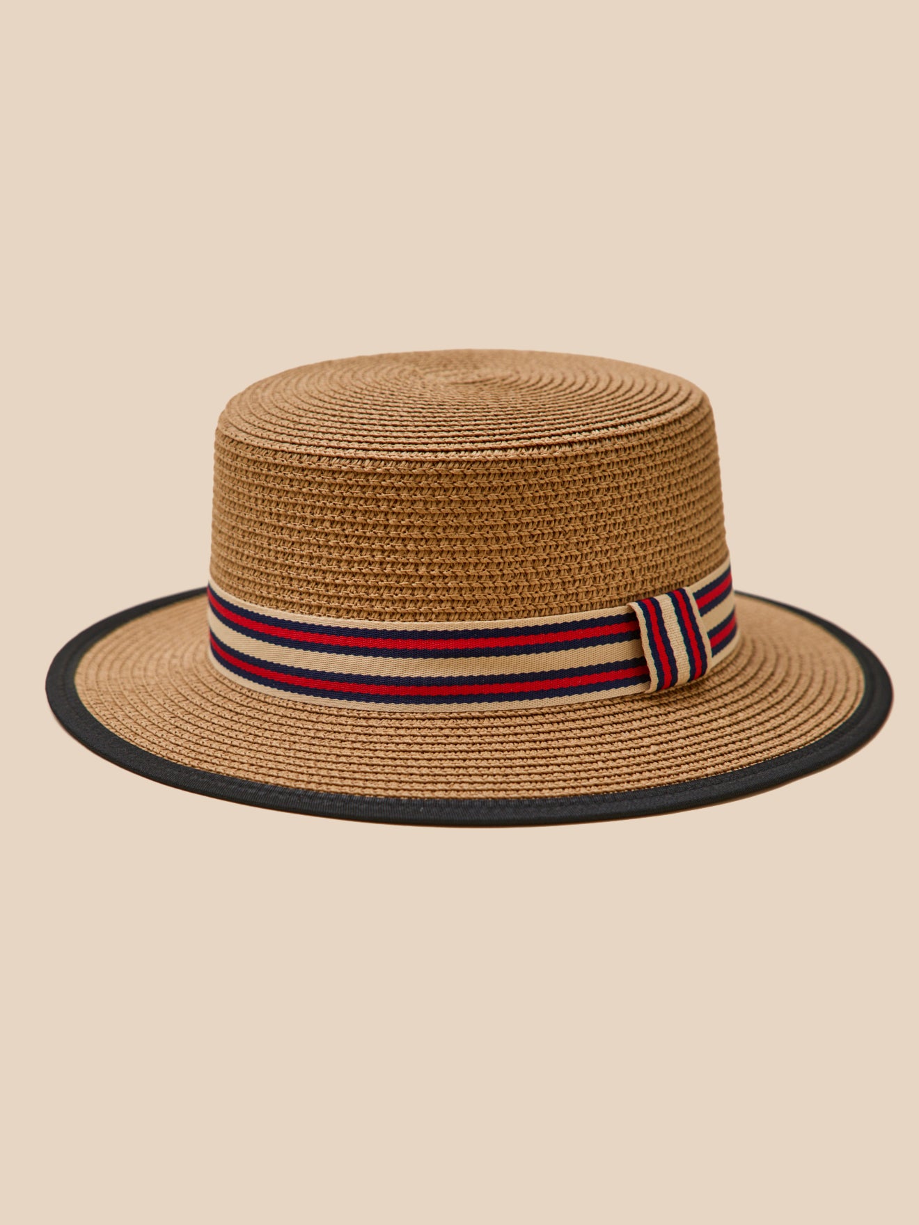 Chapeau de paille canotier femme