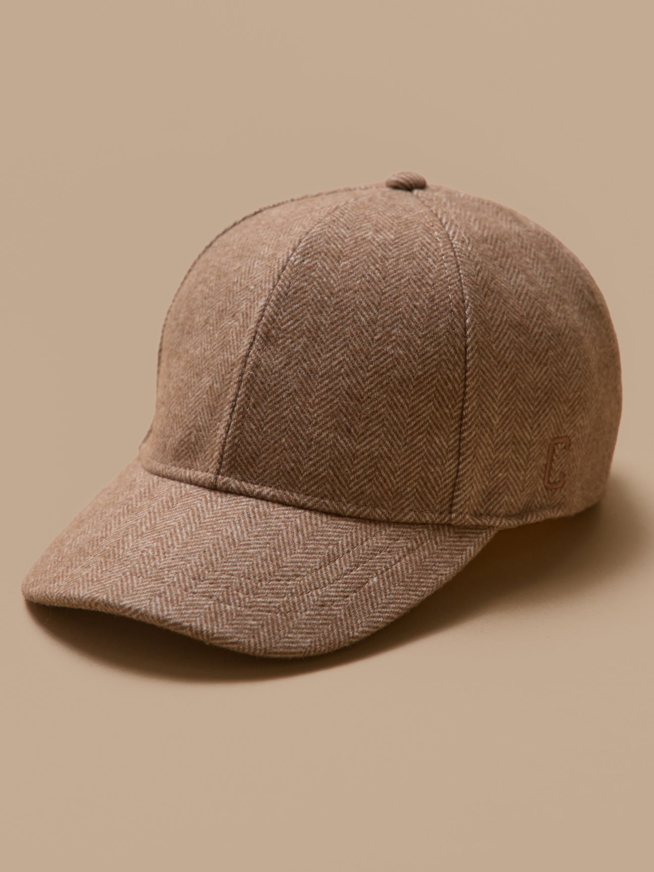 Casquette tweed chevrons adulte et ado