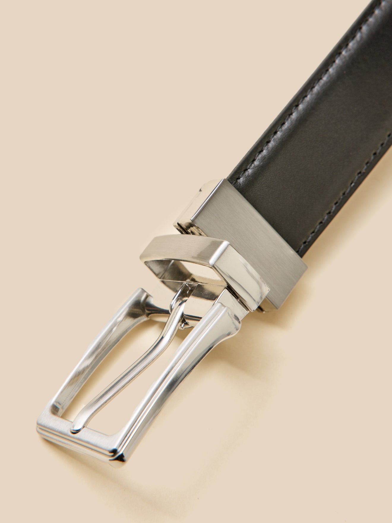 Ceinture cuir réversible homme