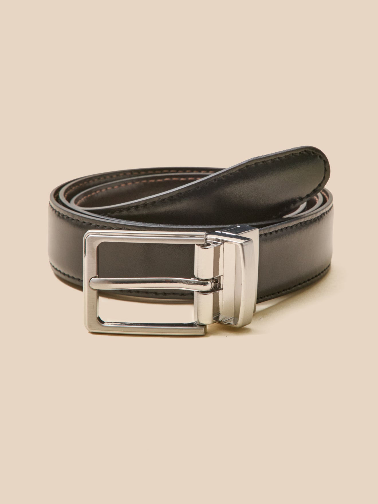Ceinture cuir réversible homme