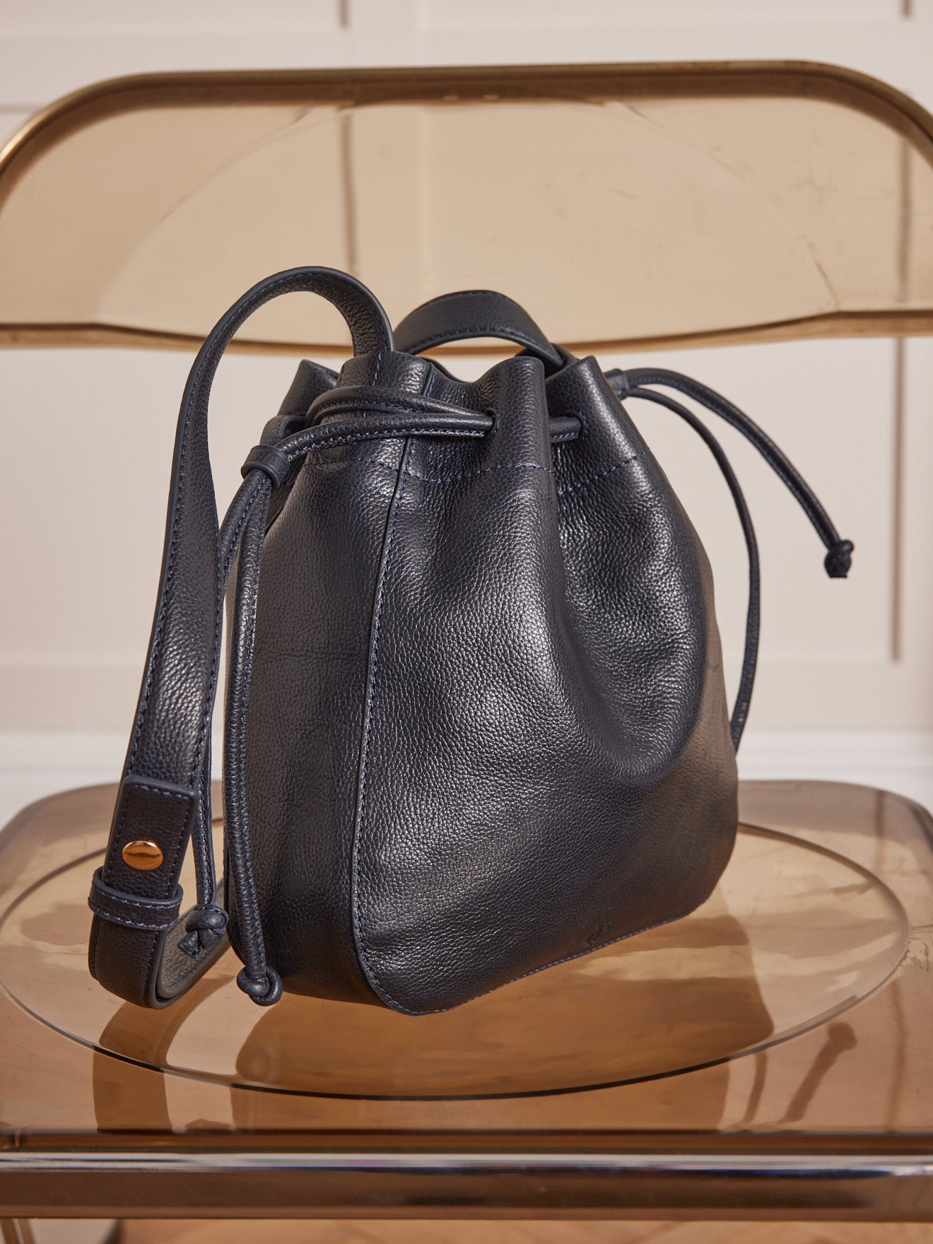 Sac seau femme en cuir souple Collection Maroquinerie Cyrillus