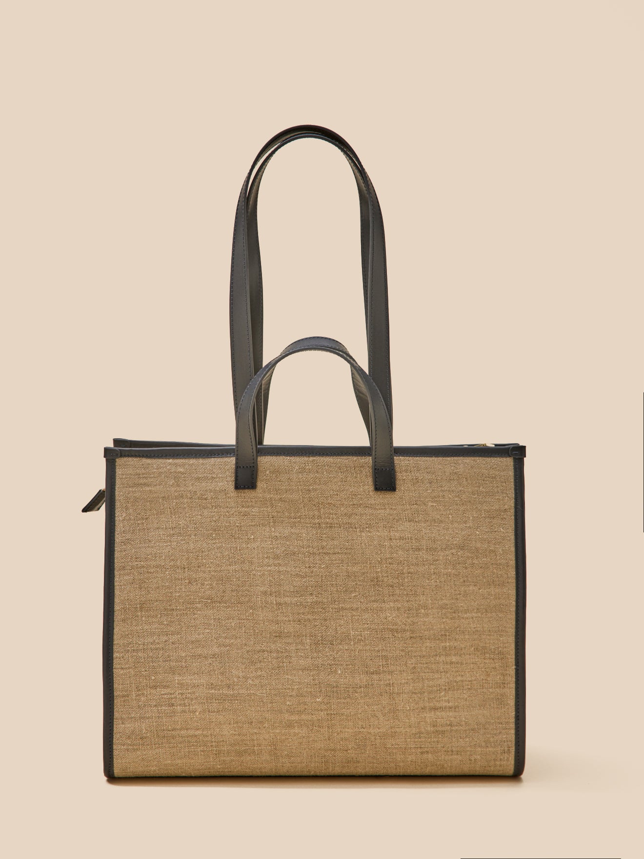 Sac cabas femme bi-matière - Collection Maroquinerie Cyrillus