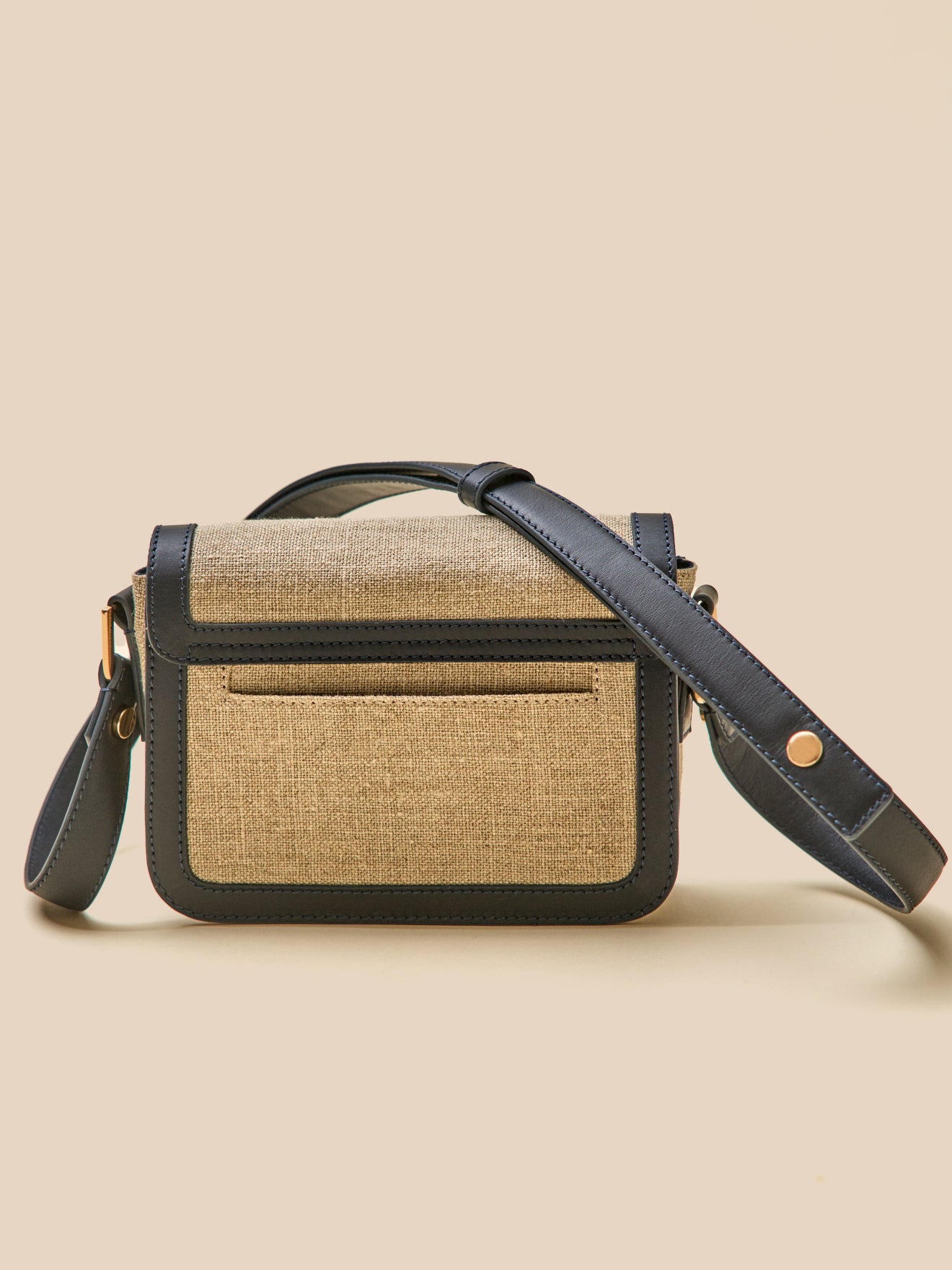 Sac besace femme bi-matière - Collection Maroquinerie Cyrillus