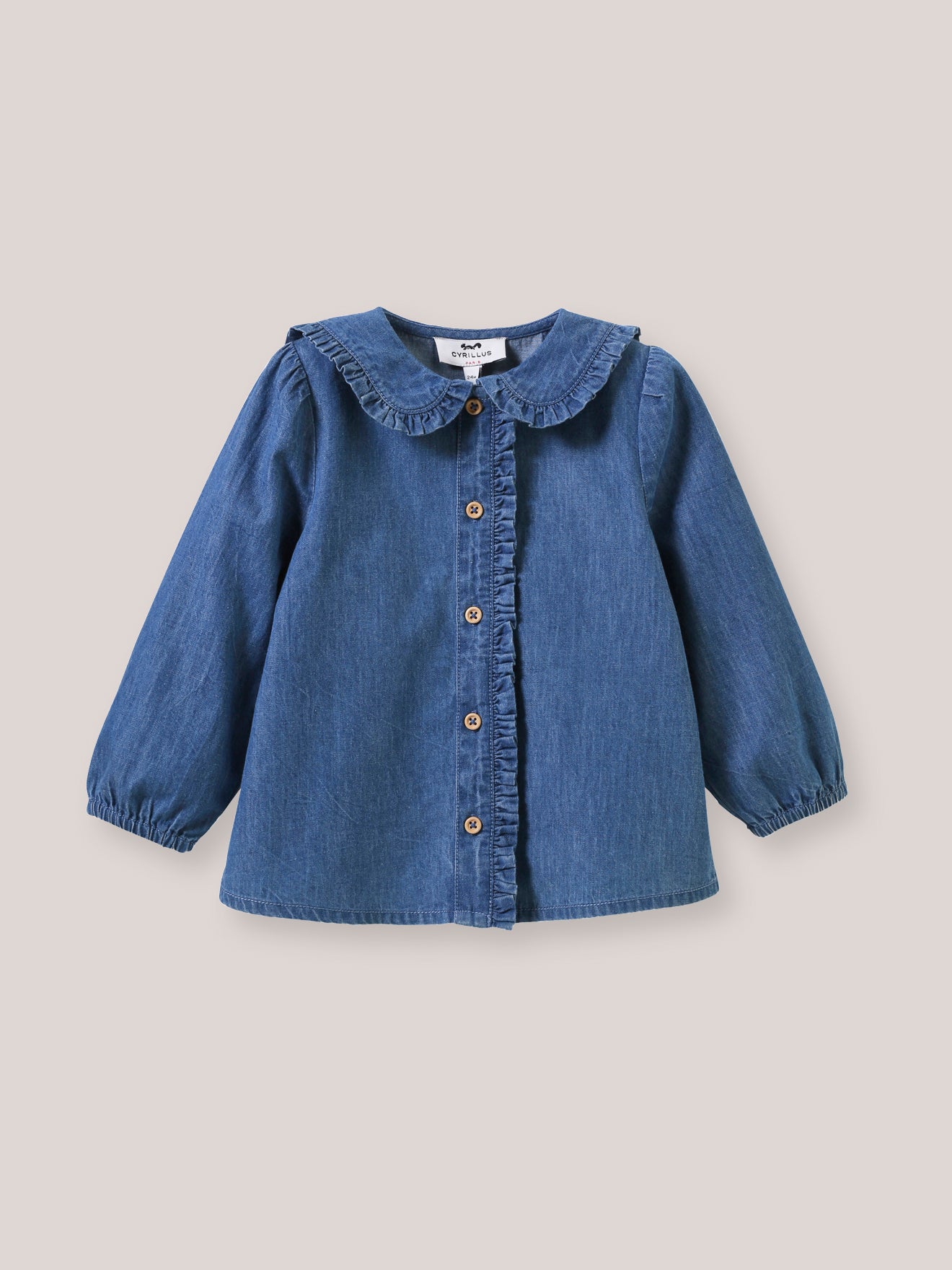 Blouse en denim light  Bébé