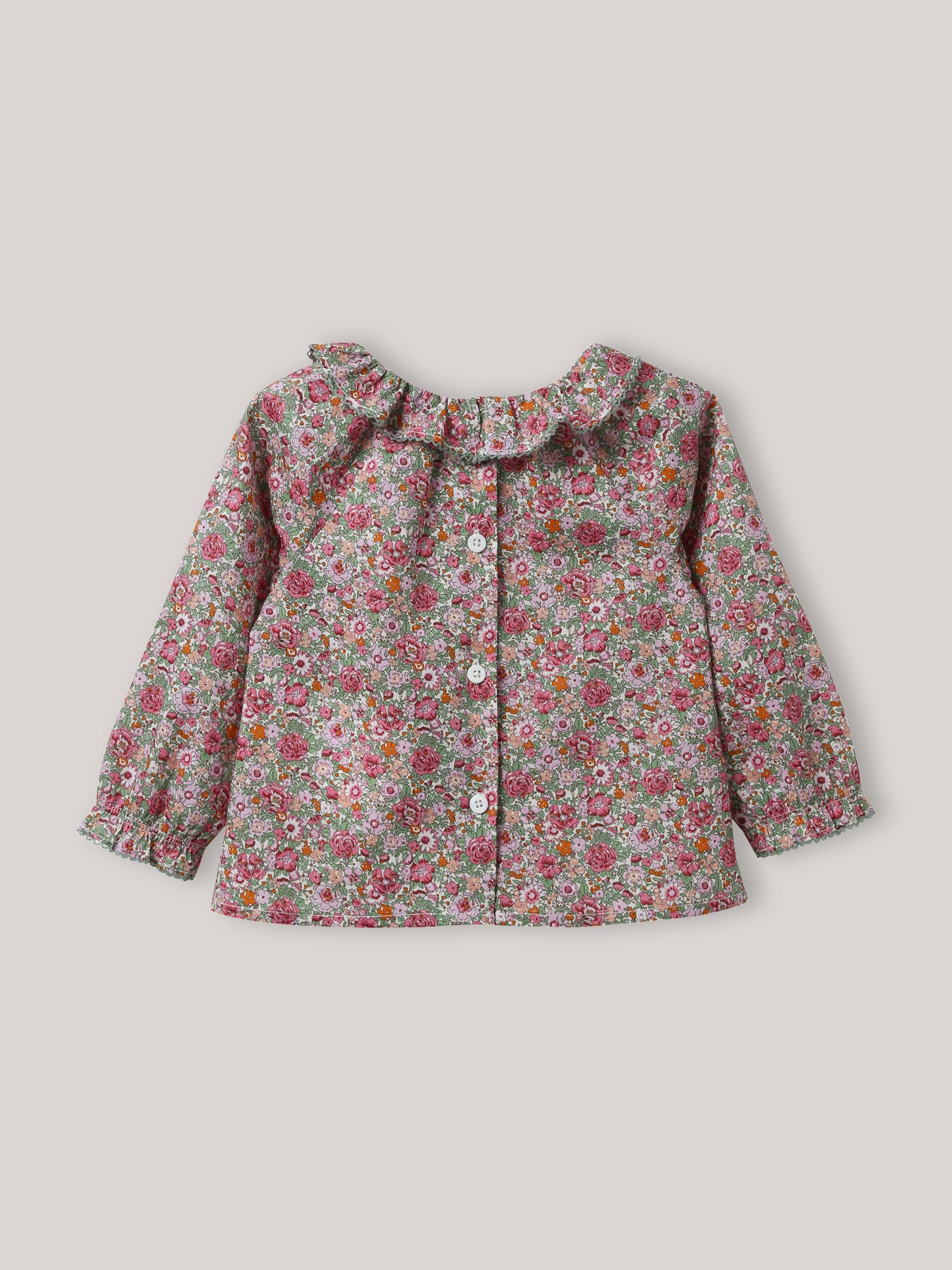 Tunique Cyrillus Liberty - Taille 6 Ans (116) - Coton Floral Bleu/violet - Très Bon état