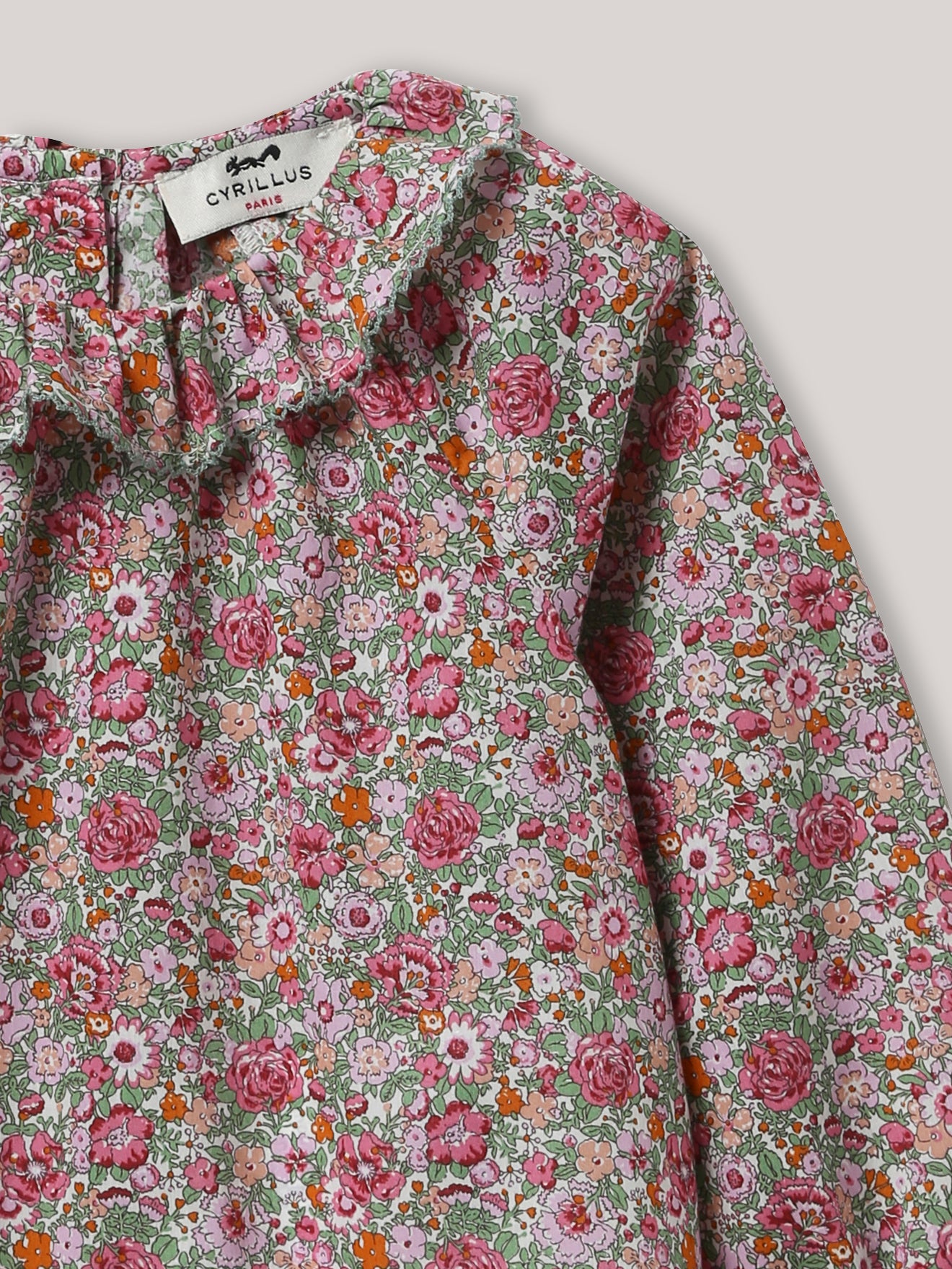 Blouse en tissu Liberty Bébé