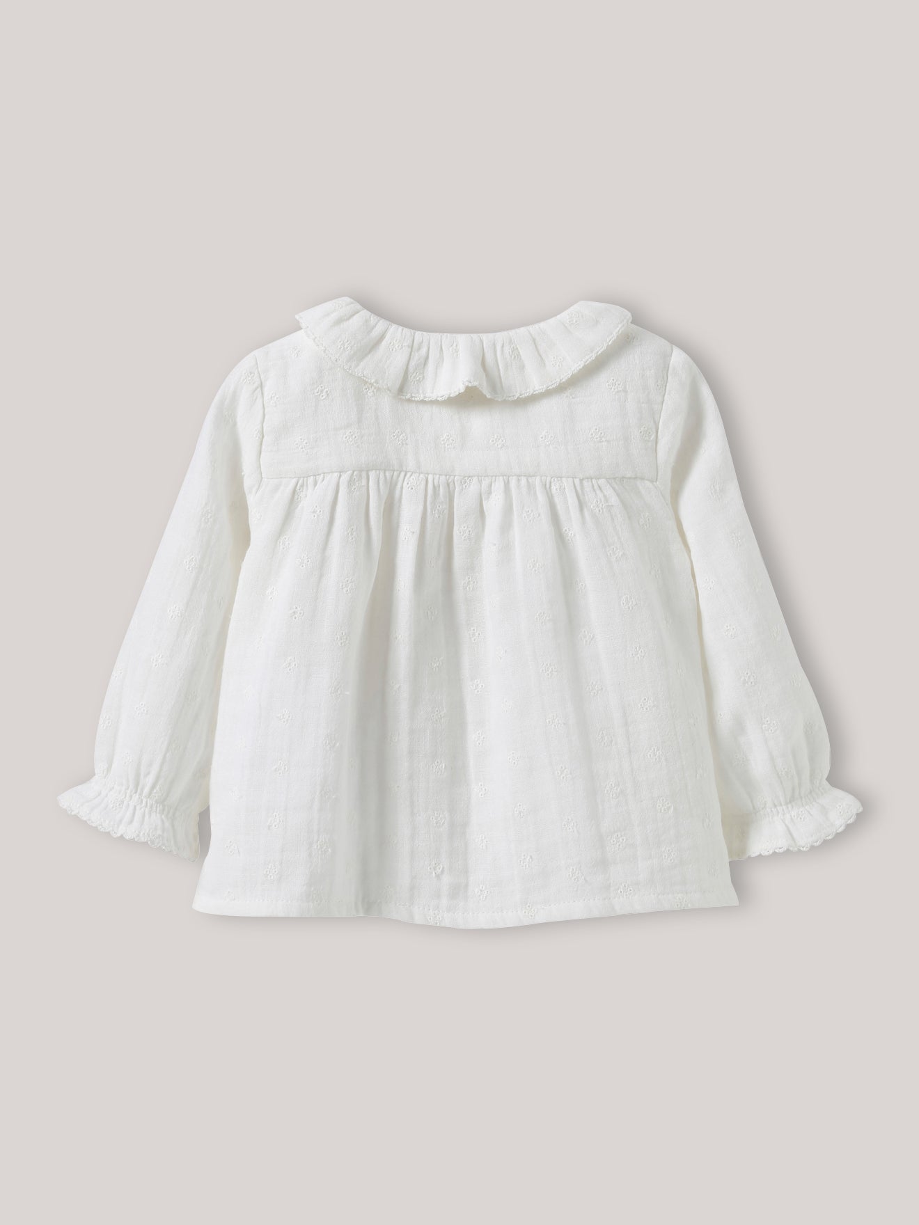 Blouse en gaze de coton bébé