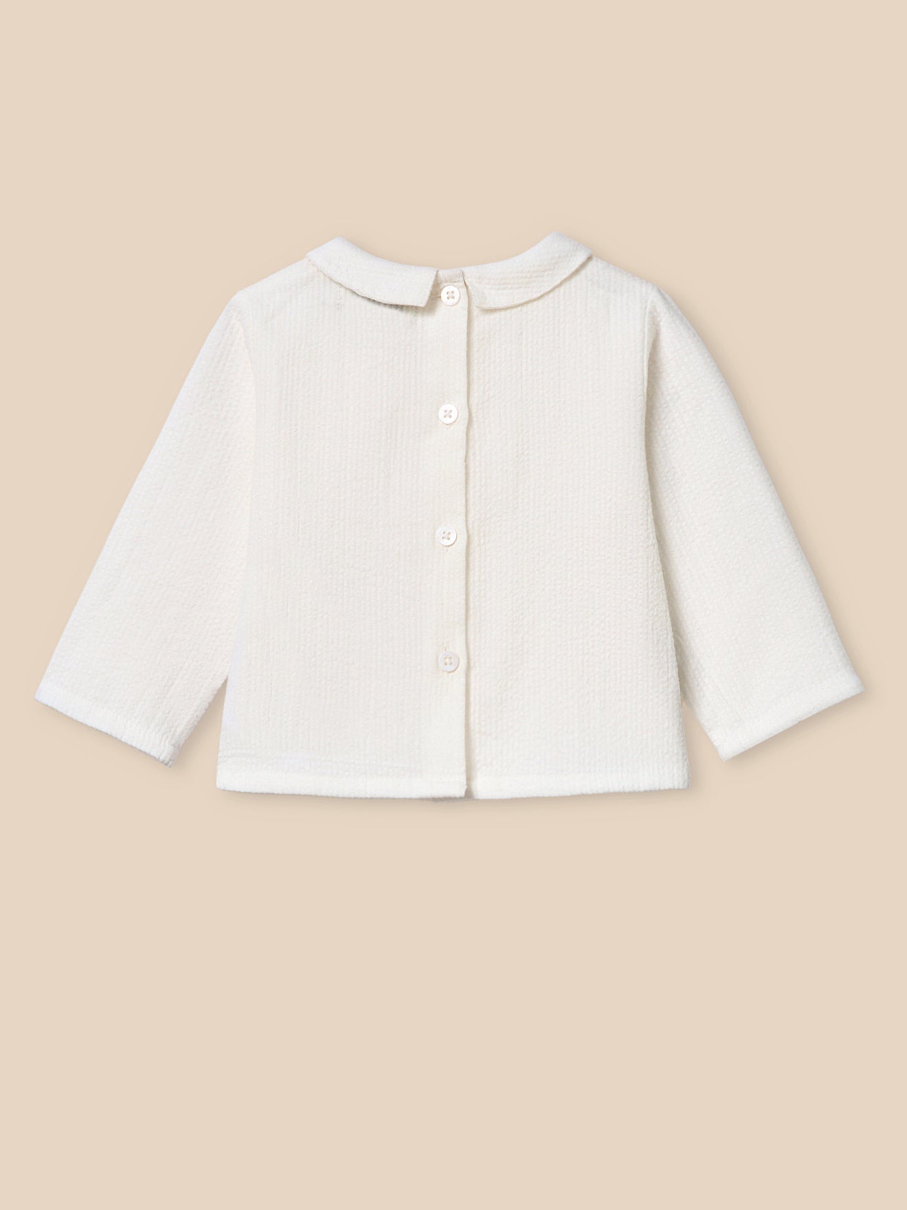 Guimpe en mini-seersucker bébé