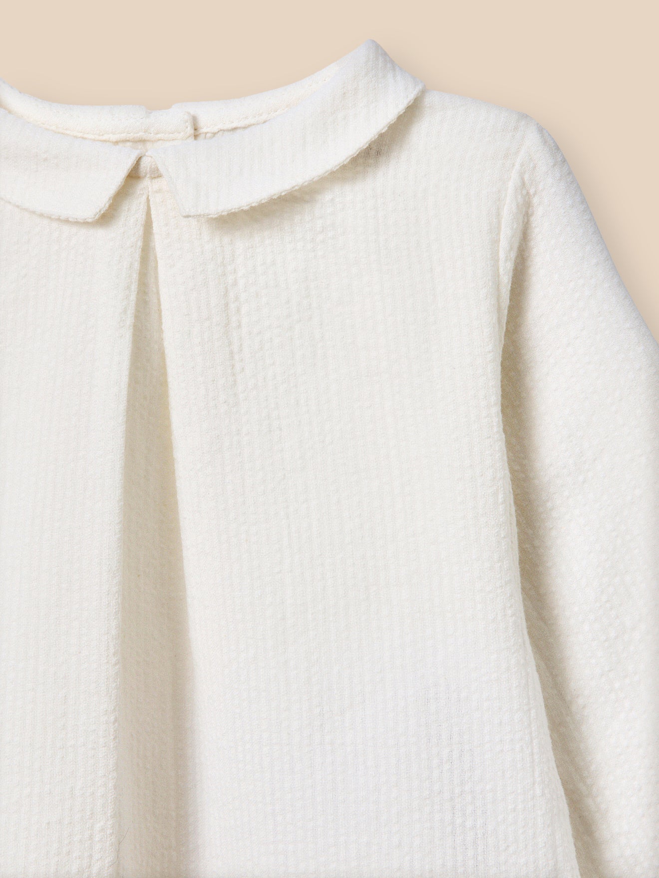 Guimpe en mini-seersucker bébé