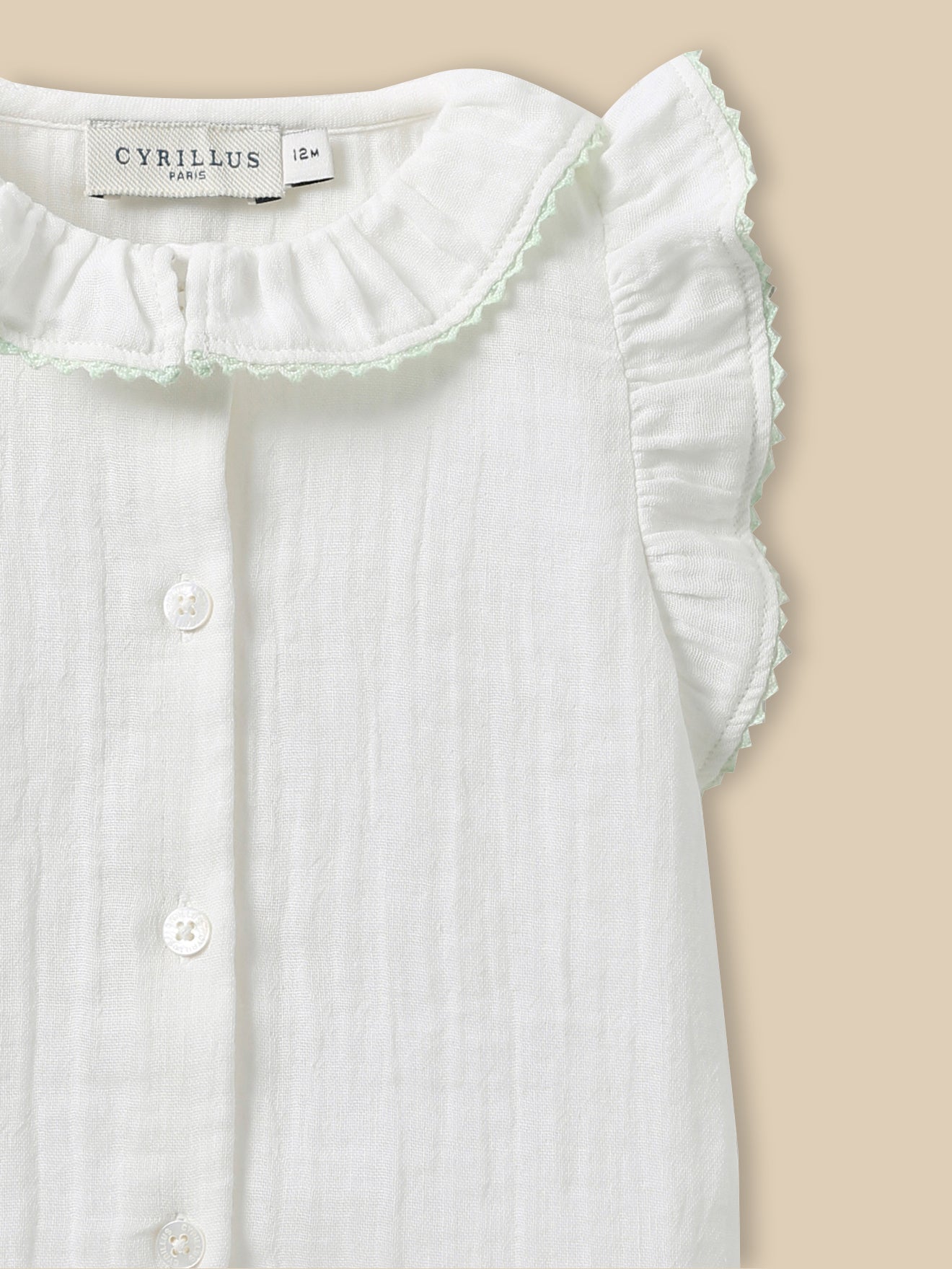 Blouse double gaze de coton Bébé