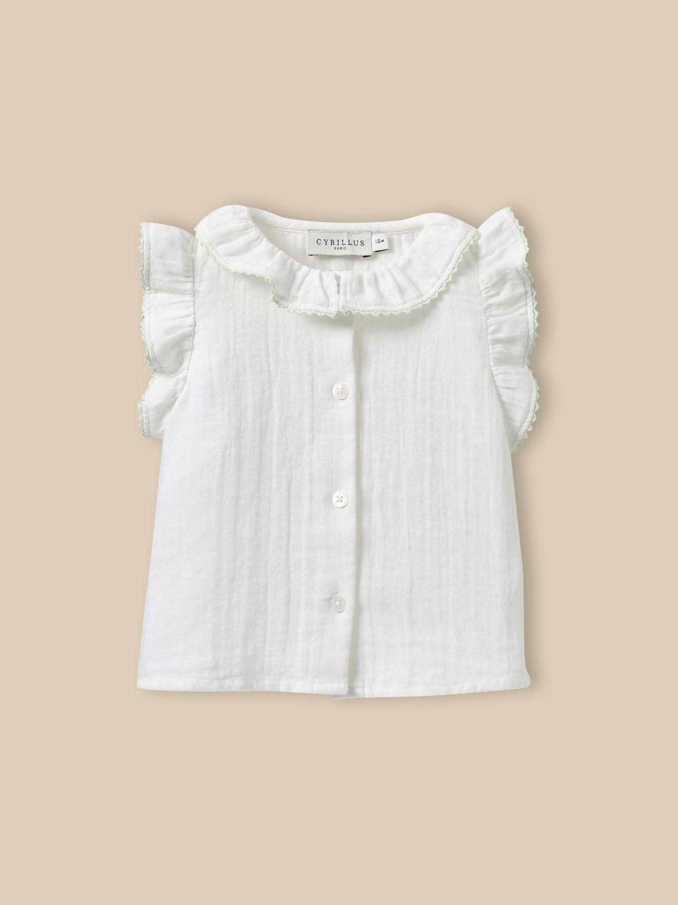 Blouse double gaze de coton Bébé