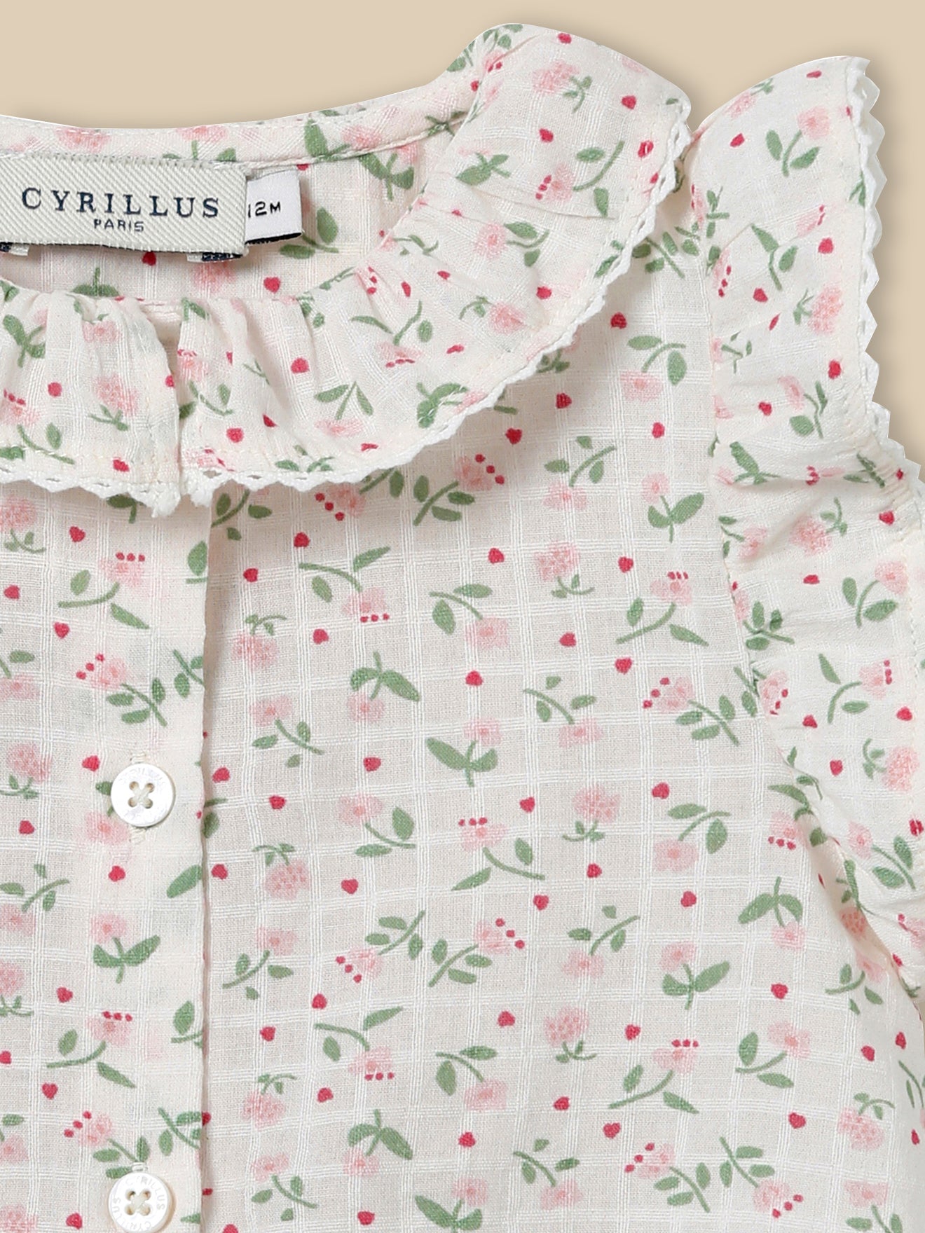 Blouse double gaze de coton Bébé