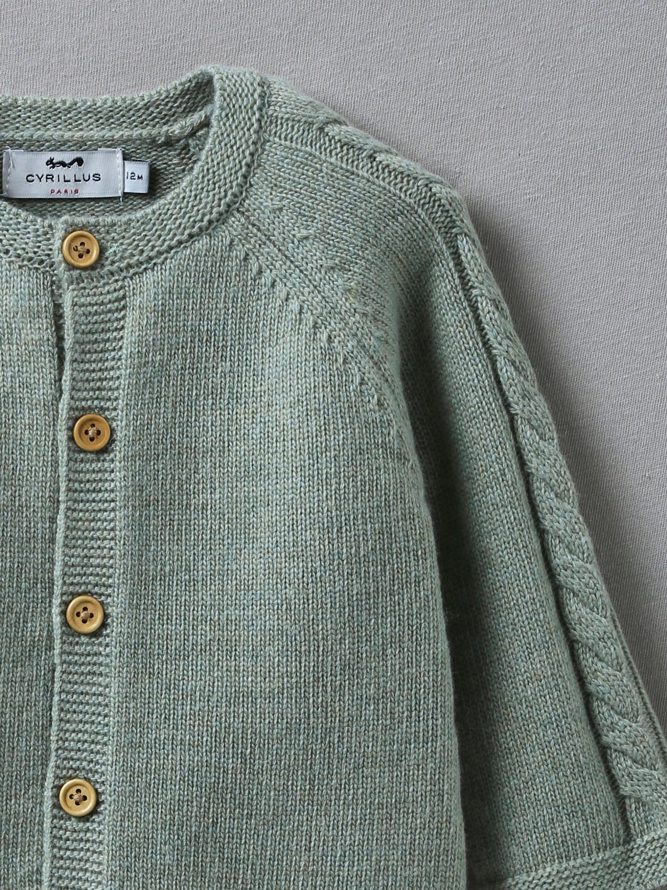 Cardigan Bébé à torsades