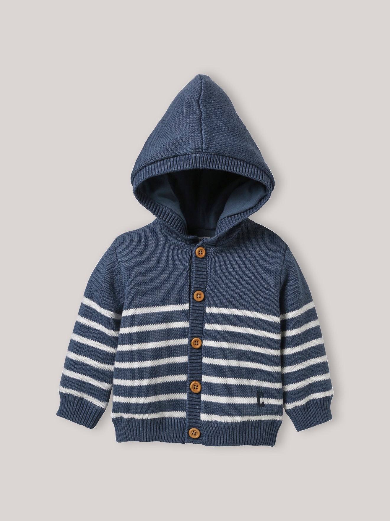 Cardigan à capuche Bébé - Coton biologique