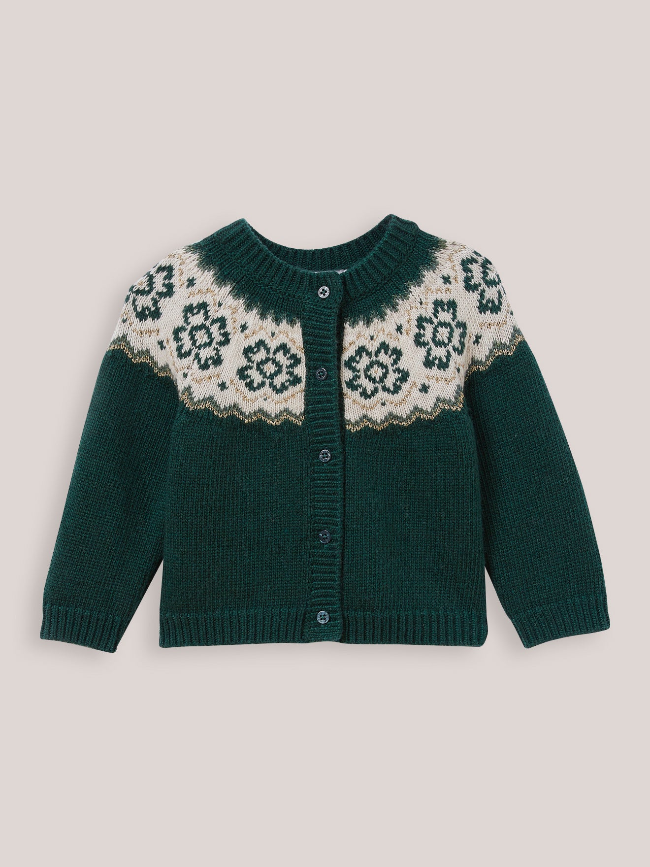 Cardigan jacquard bébé