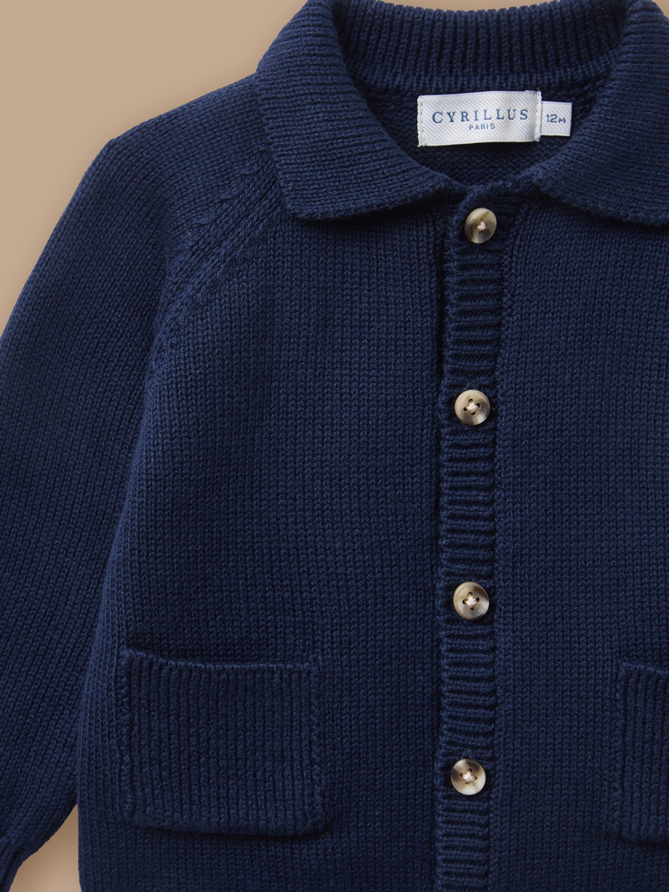 Cardigan col polo Bébé