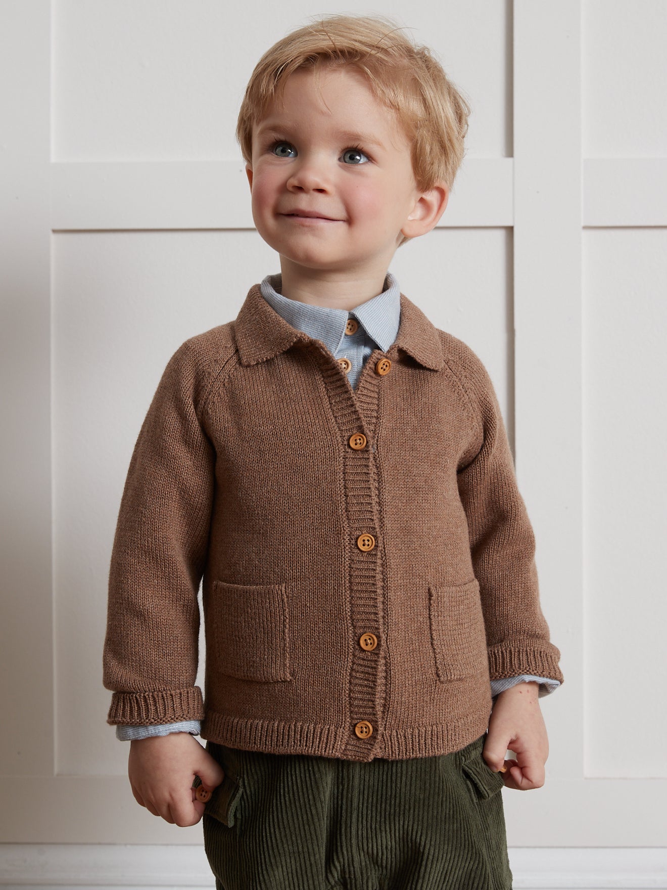 Cardigan col polo Bébé