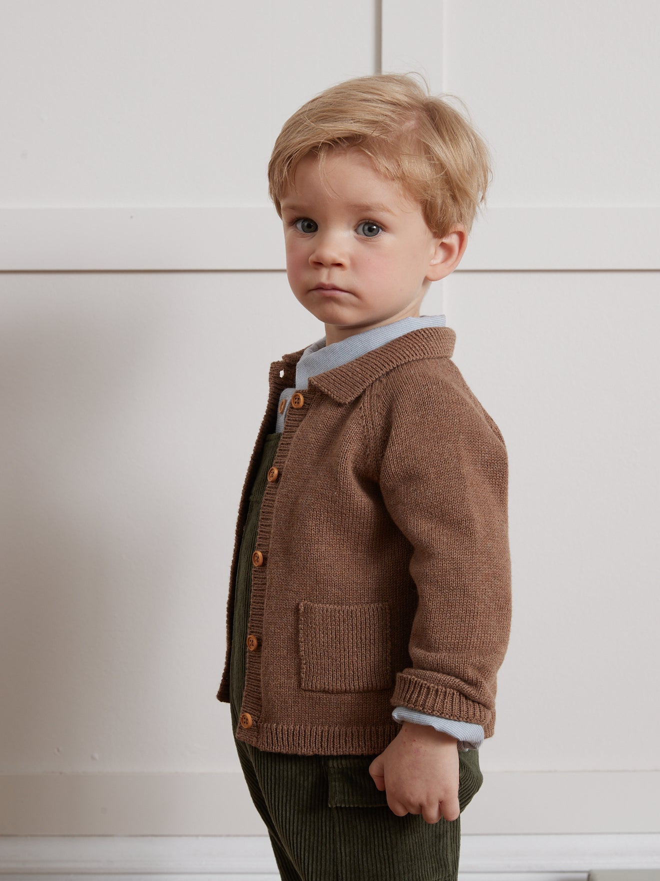 Cardigan col polo Bébé