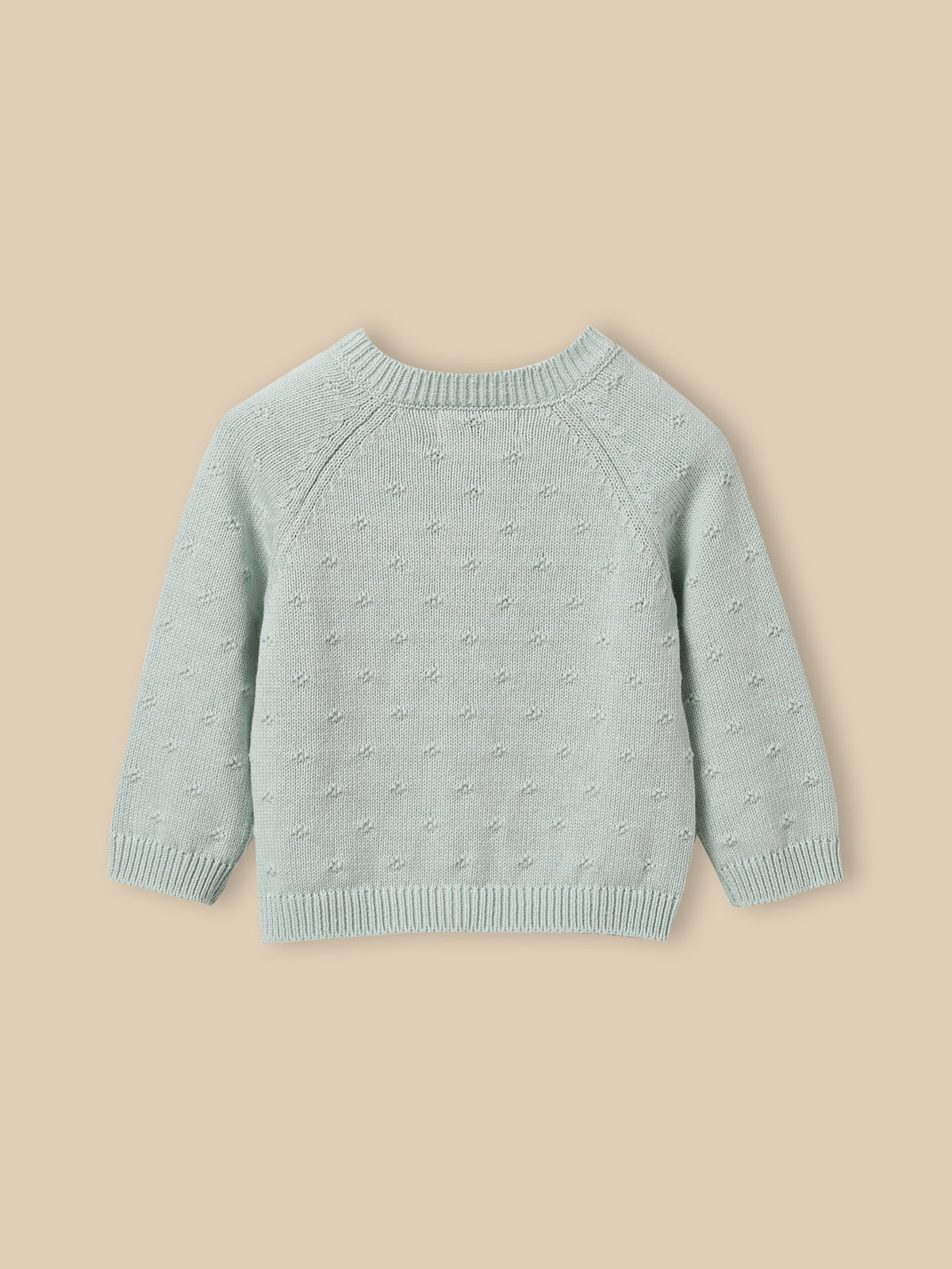 Cardigan Bébé Motif Cœur - Tricot Coton Acrylique Unisexe 6-24 Mois - Col Rond