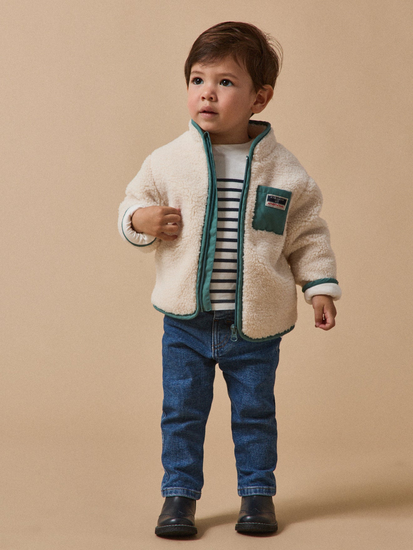 Gilet en sherpa Bébé
