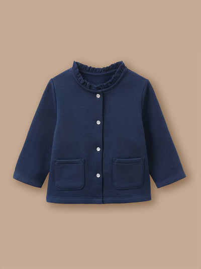 Cardigan en molleton bébé