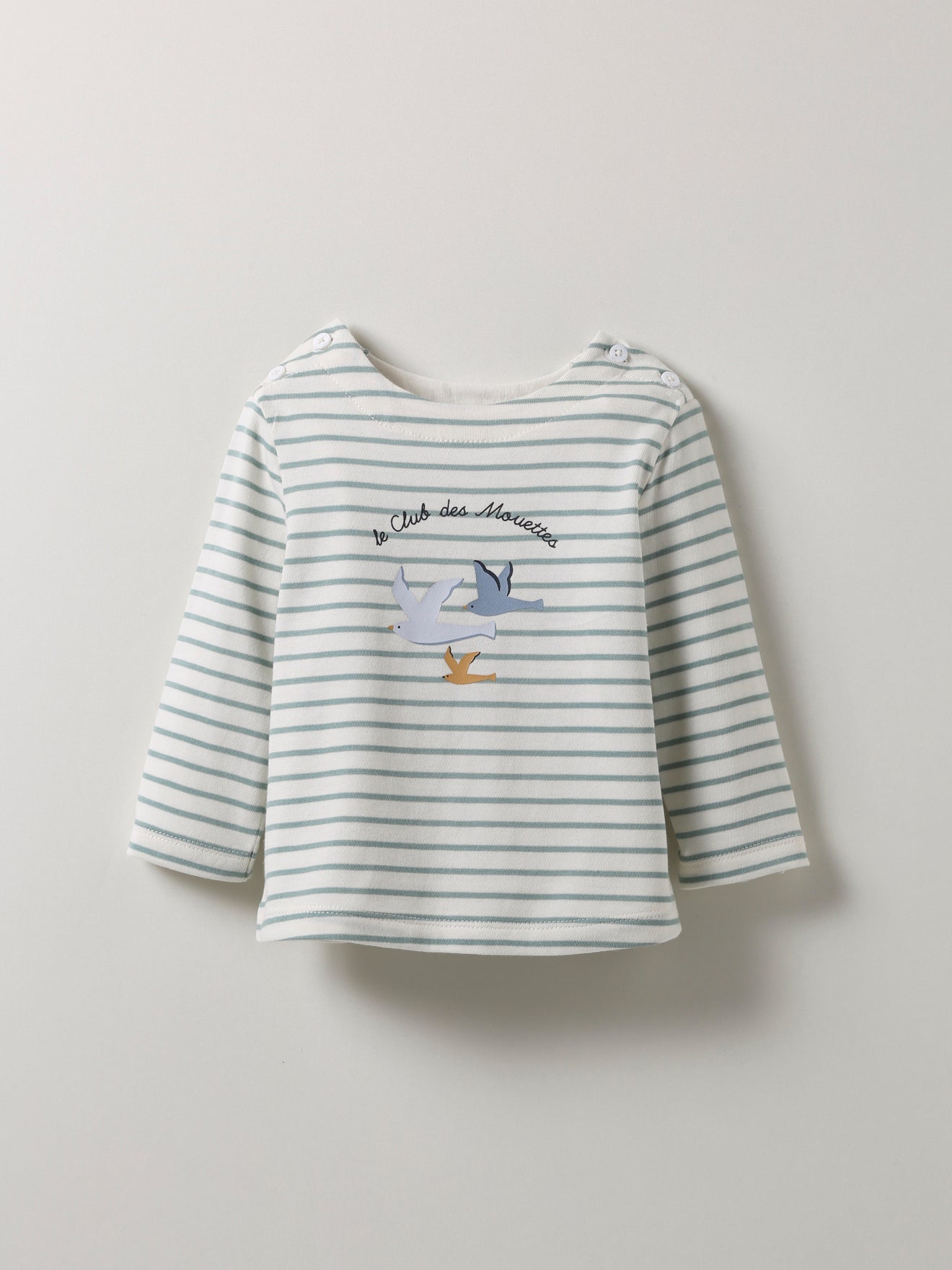 T-shirt mouettes bébé - Coton biologique