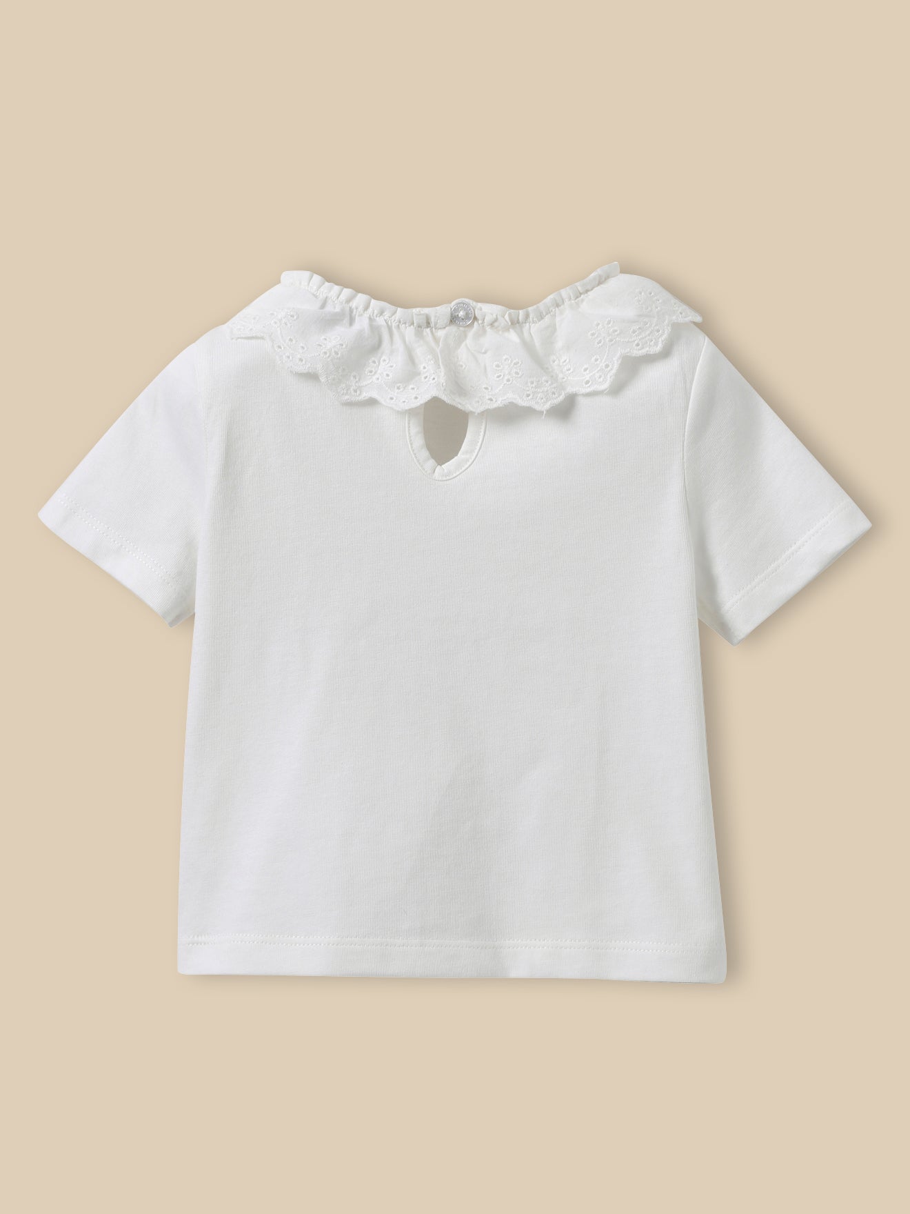 T-shirt col raffiné - Coton biologique Bébé