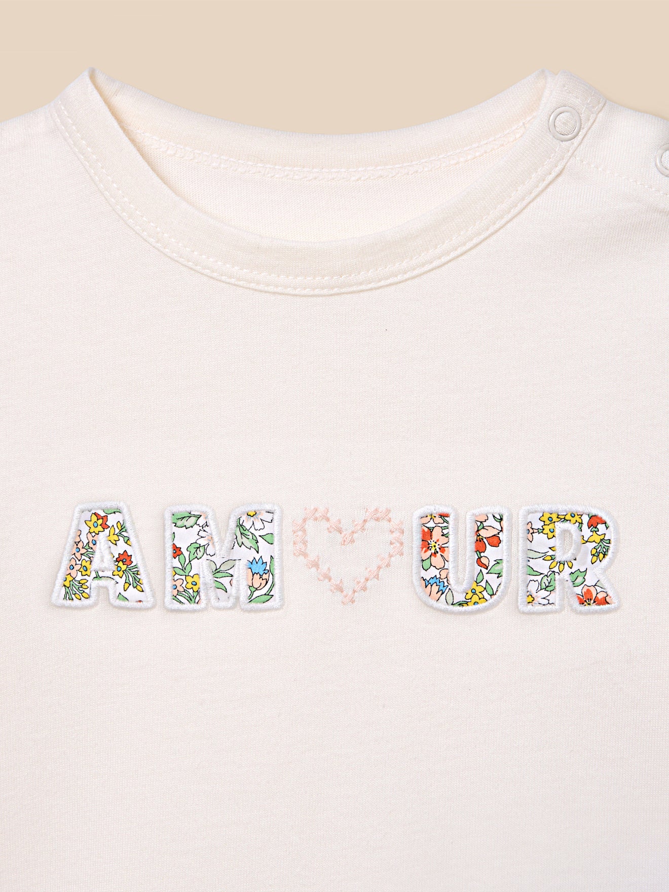 T-shirt Bébé tissu Liberty - Coton biologique