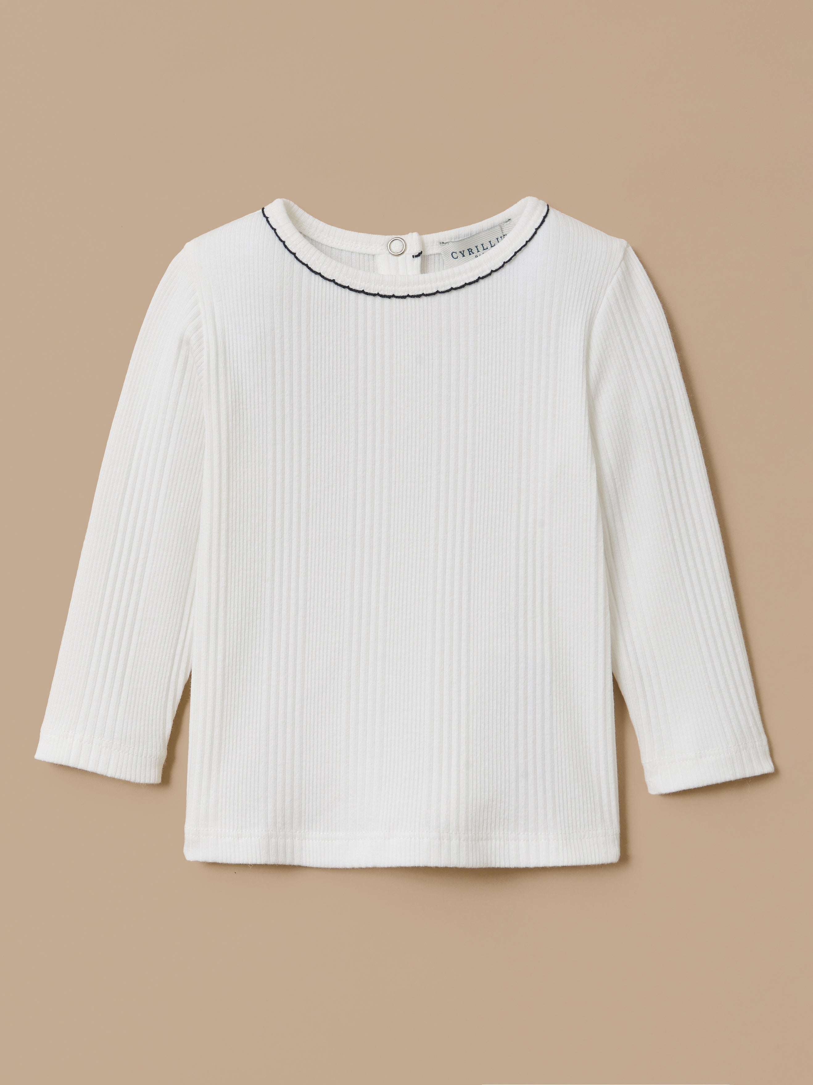 T-shirt uni fantaisie Bébé