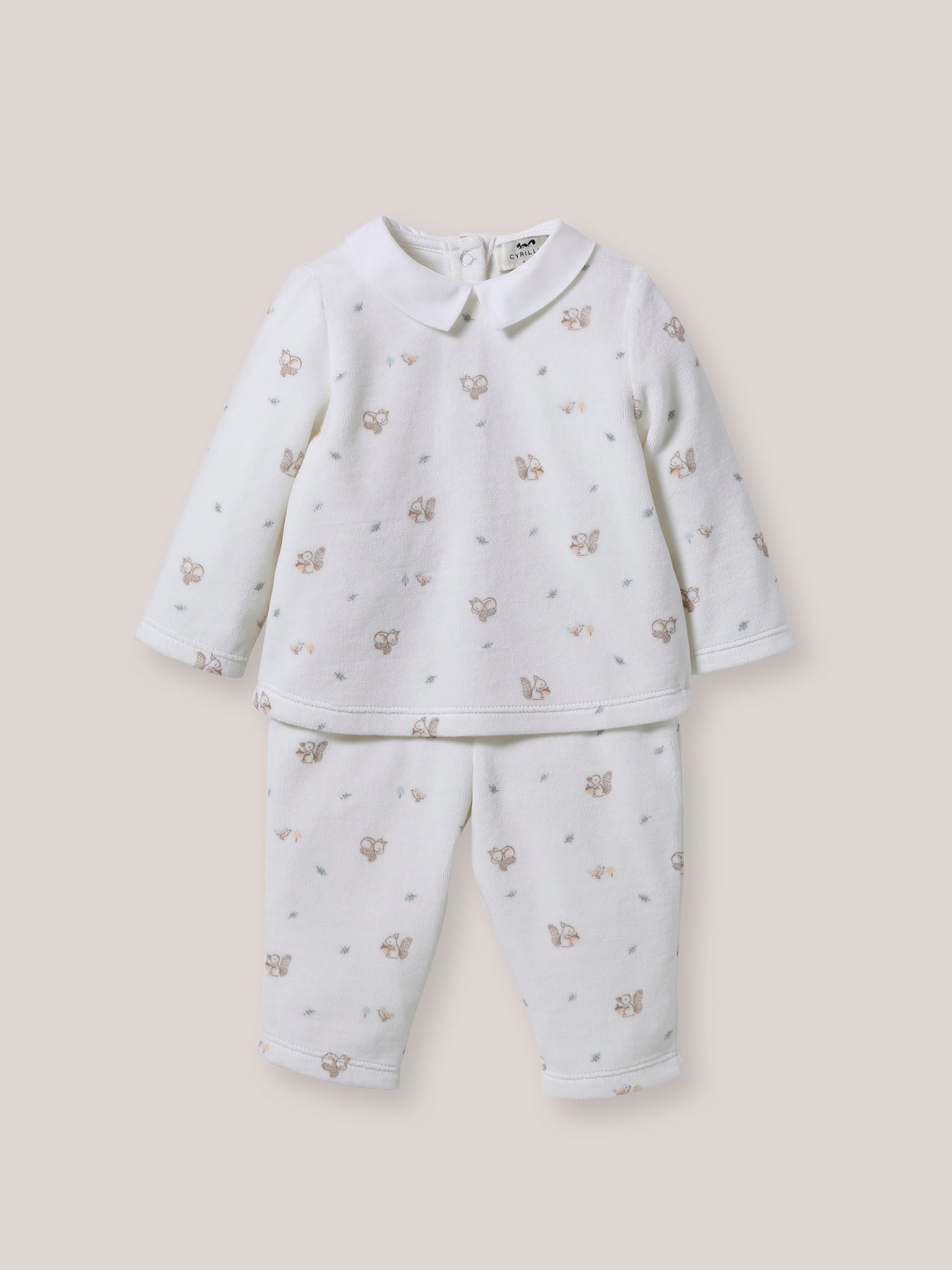 Pyjama 2 pièces Bébé en velours