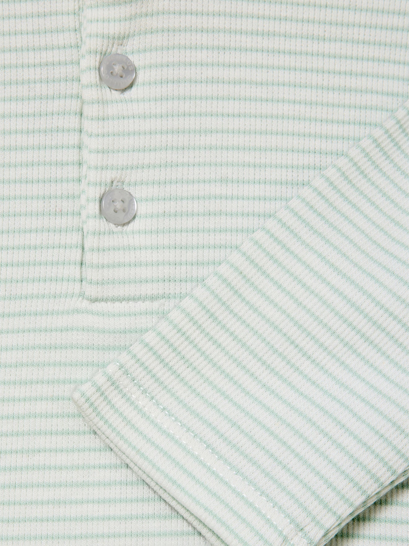 Pyjama rayé en côtes Bébé