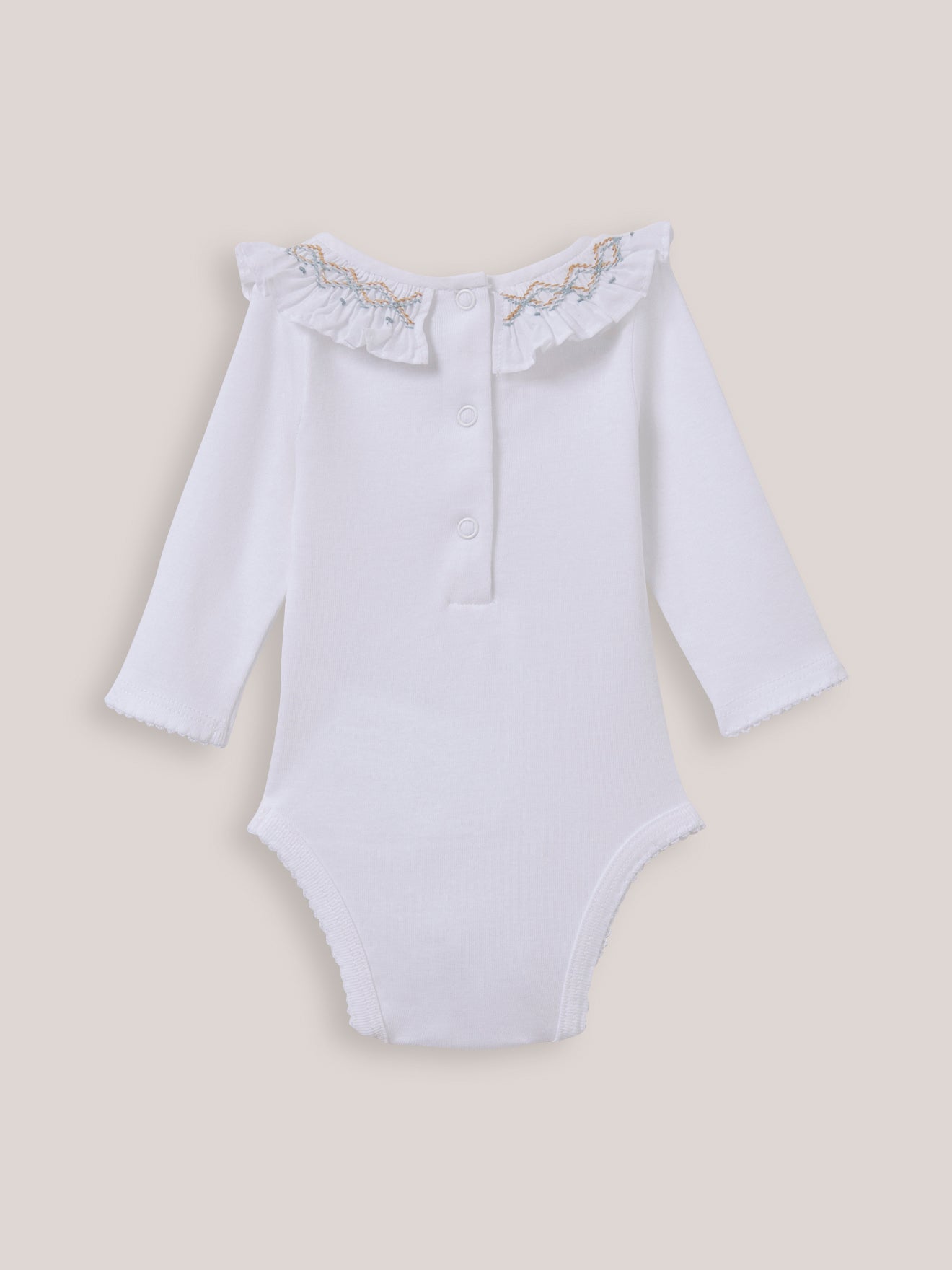 Body col en smocks - Coton biologique