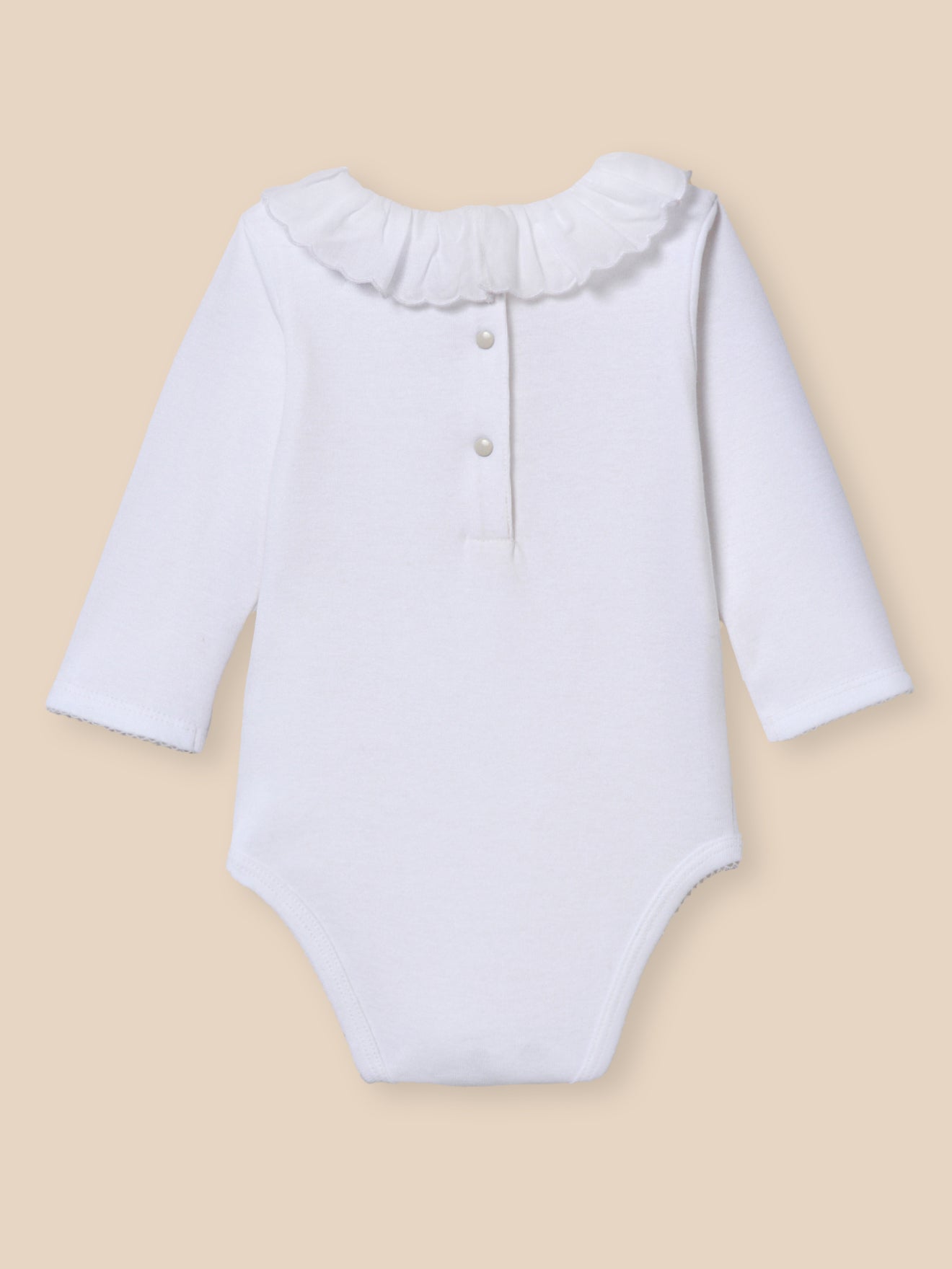 Body Bébé col coquilles - Coton biologique