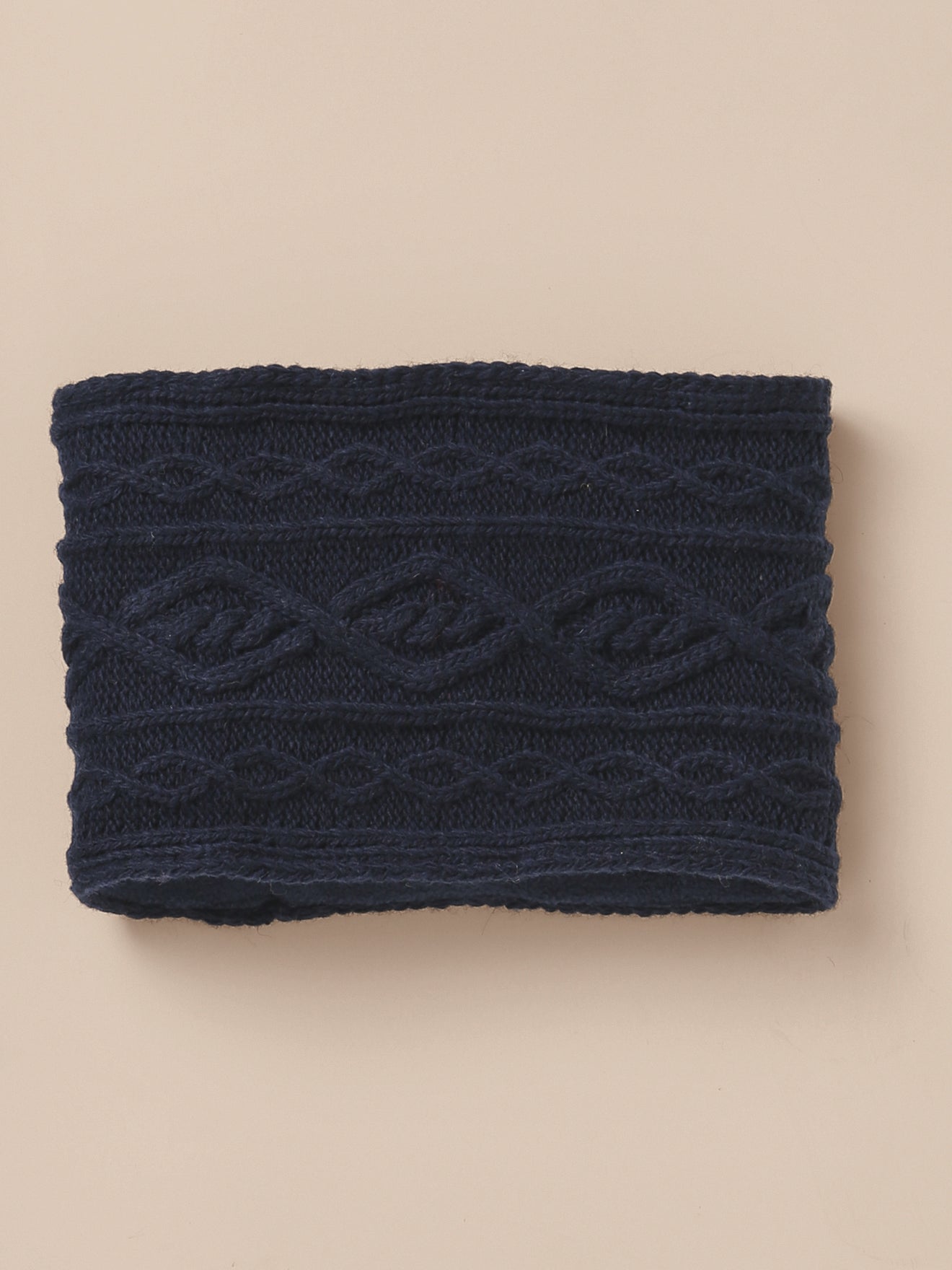 Snood torsadé doublé polaire Bébé