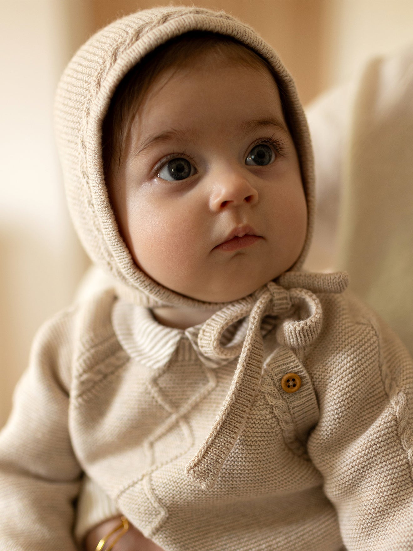 Béguin laine et coton Bébé