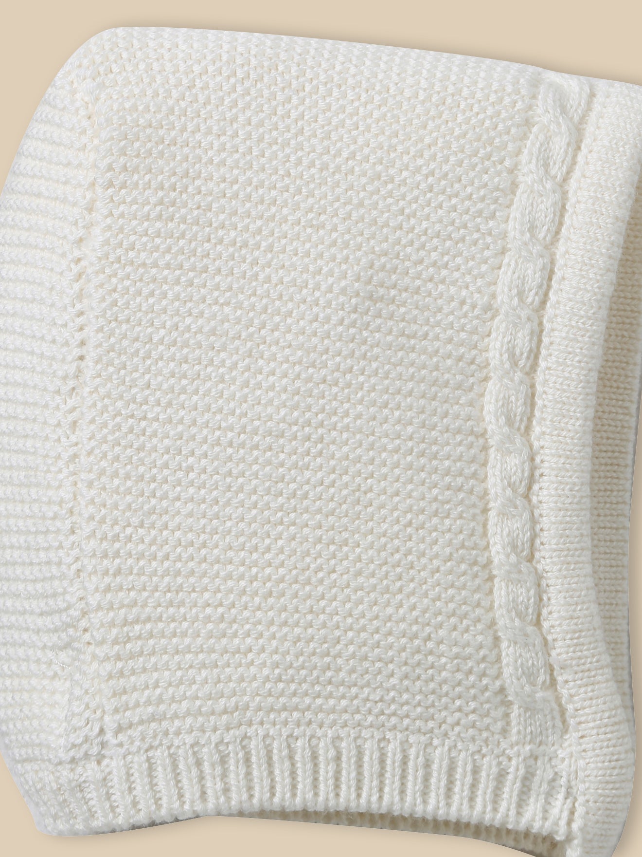 Béguin en point mousse Bébé