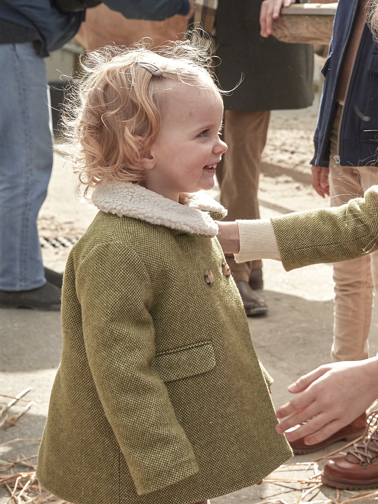 Manteau chic bébé en lainage