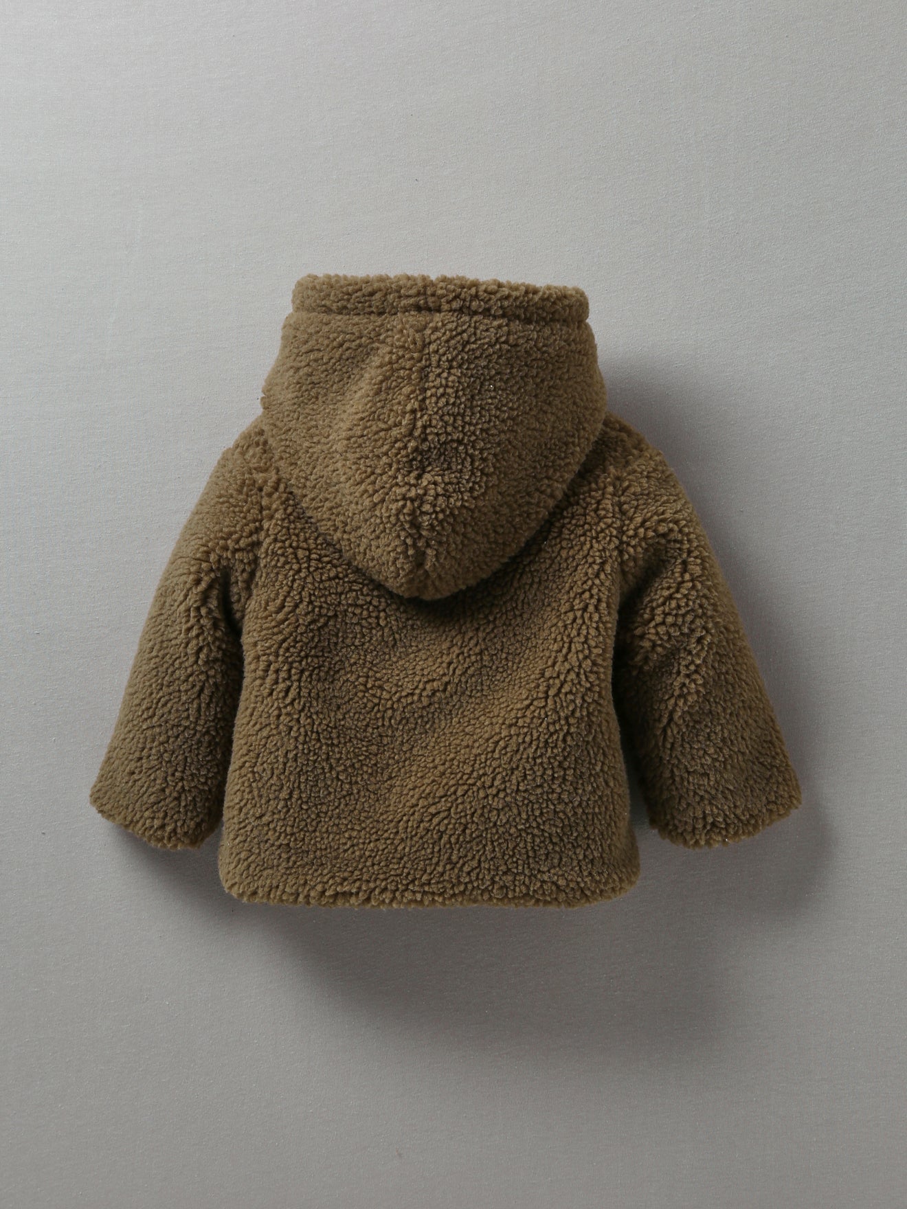 Manteau bébé en moumoute