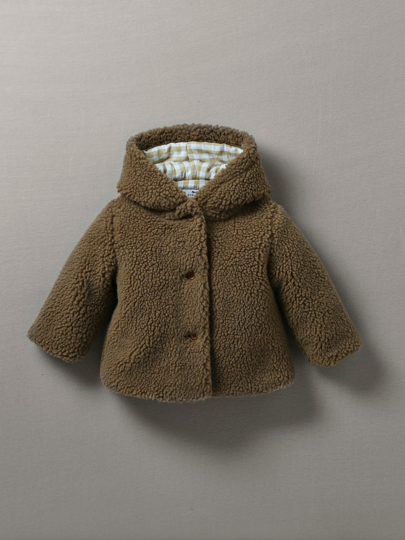 Manteau bébé en moumoute