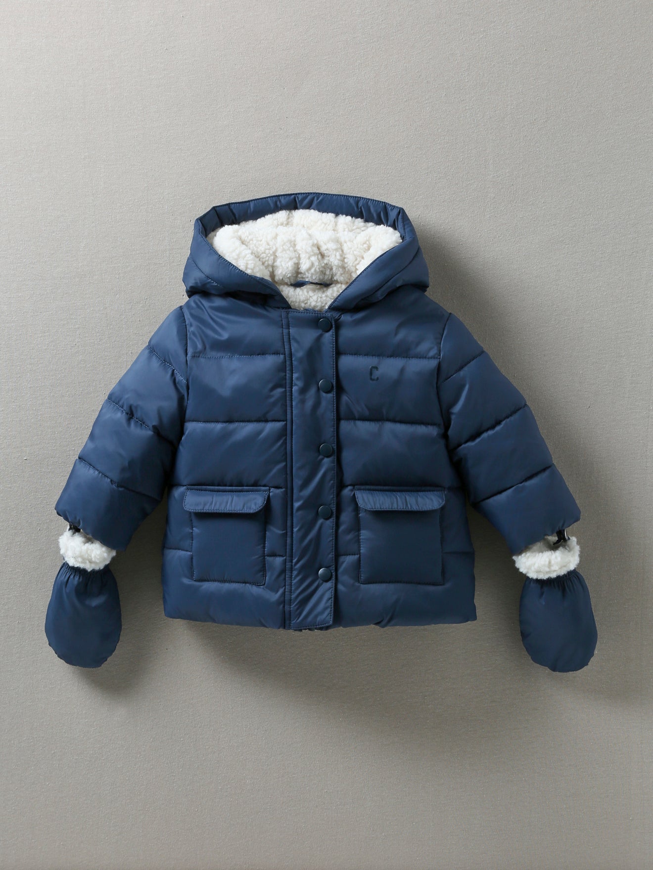 Doudoune chaude Bébé avec moufles Cyrillus FR - Main Image