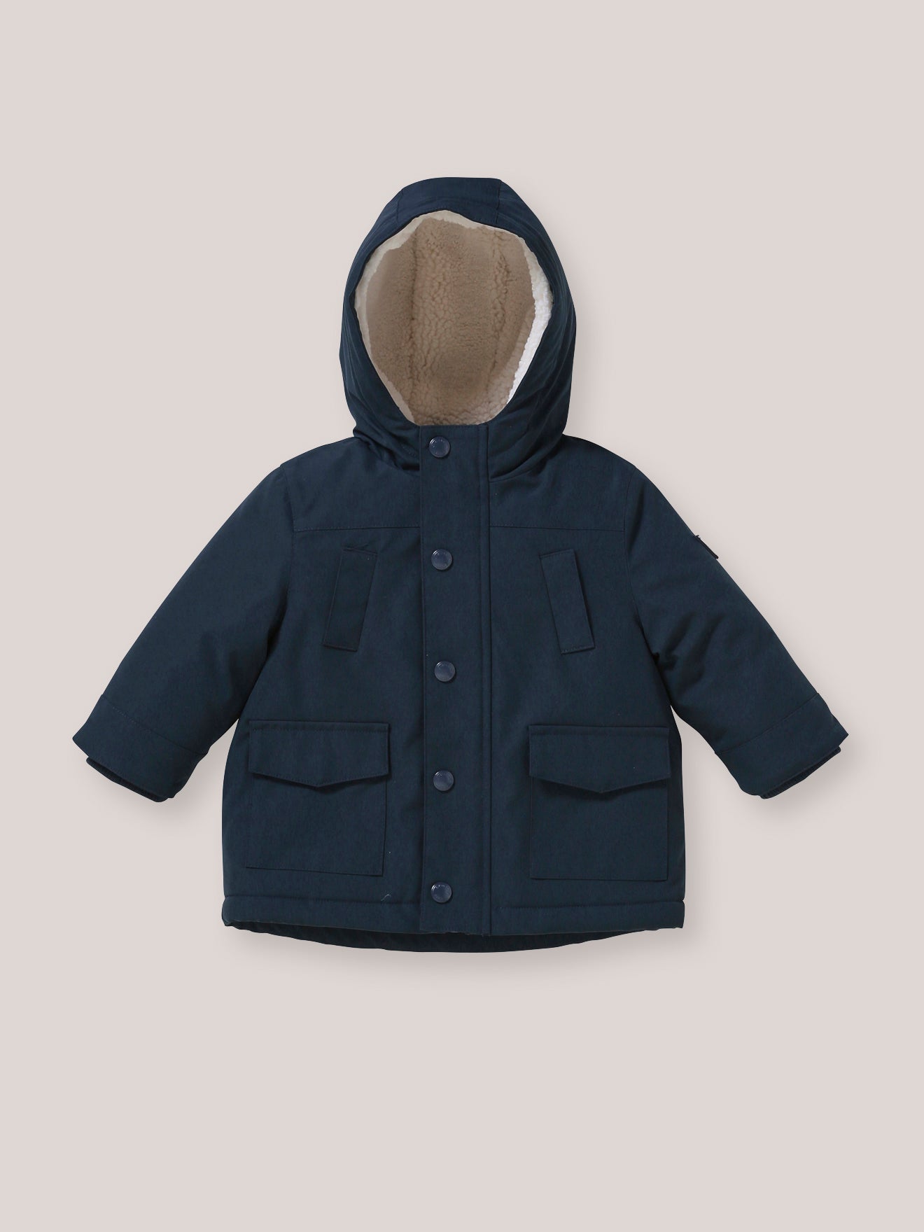 Parka doublée sherpa Bébé