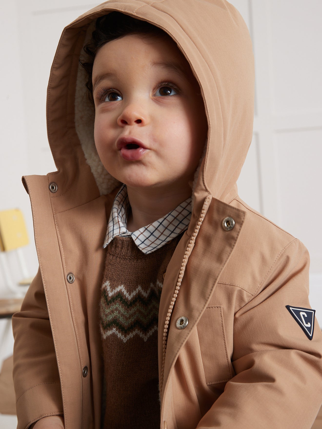 Parka doublée sherpa Bébé