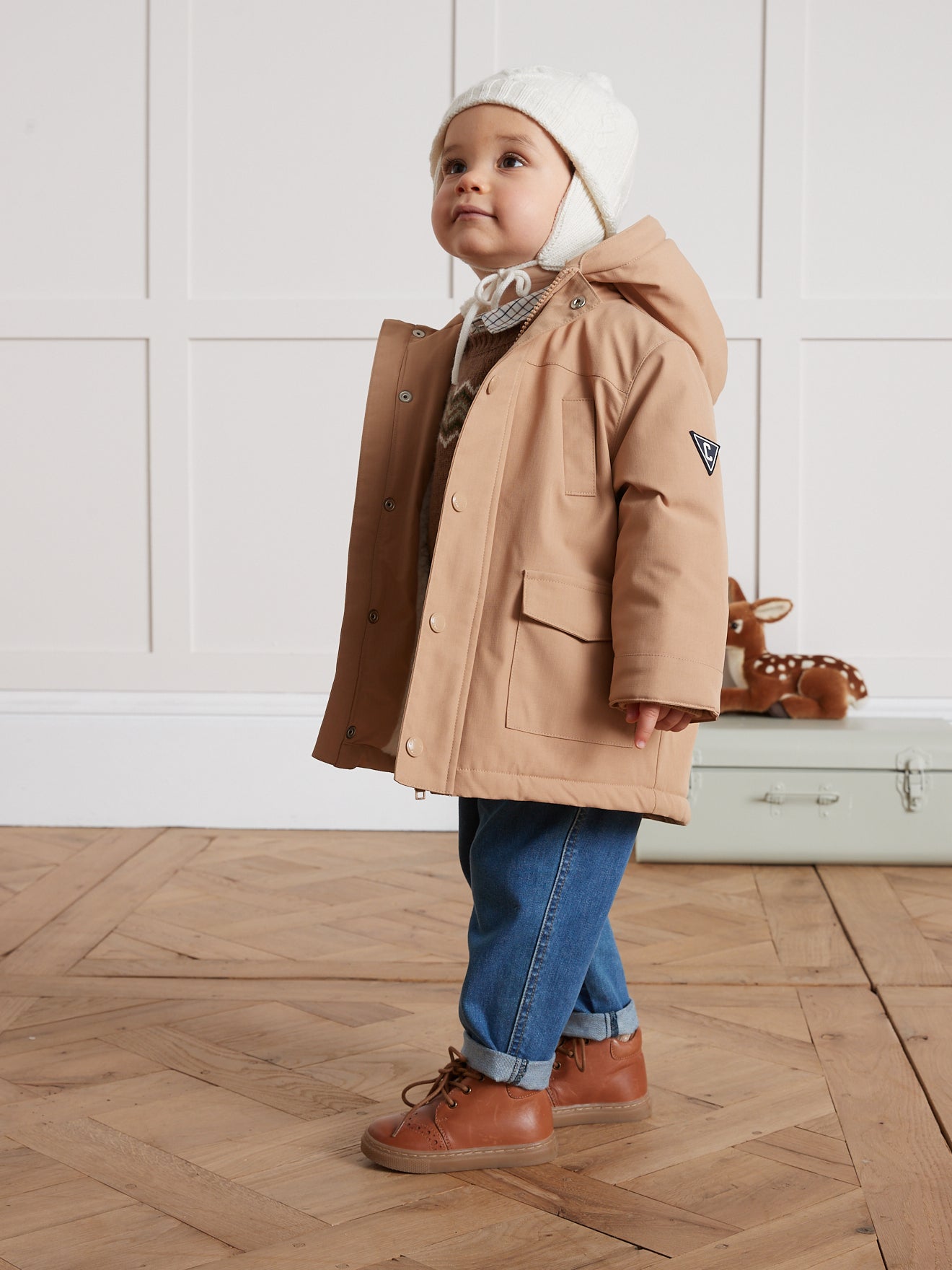 Parka doublée sherpa Bébé